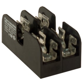 Fuse Block 600VAC 600VDC Midget 30A 2-Pole Screw with Reinforced Clip