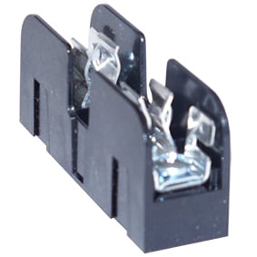 Fuse Block 600VAC 600VDC Midget 30A 1-Pole Pressure Plate with Reinforced Clip