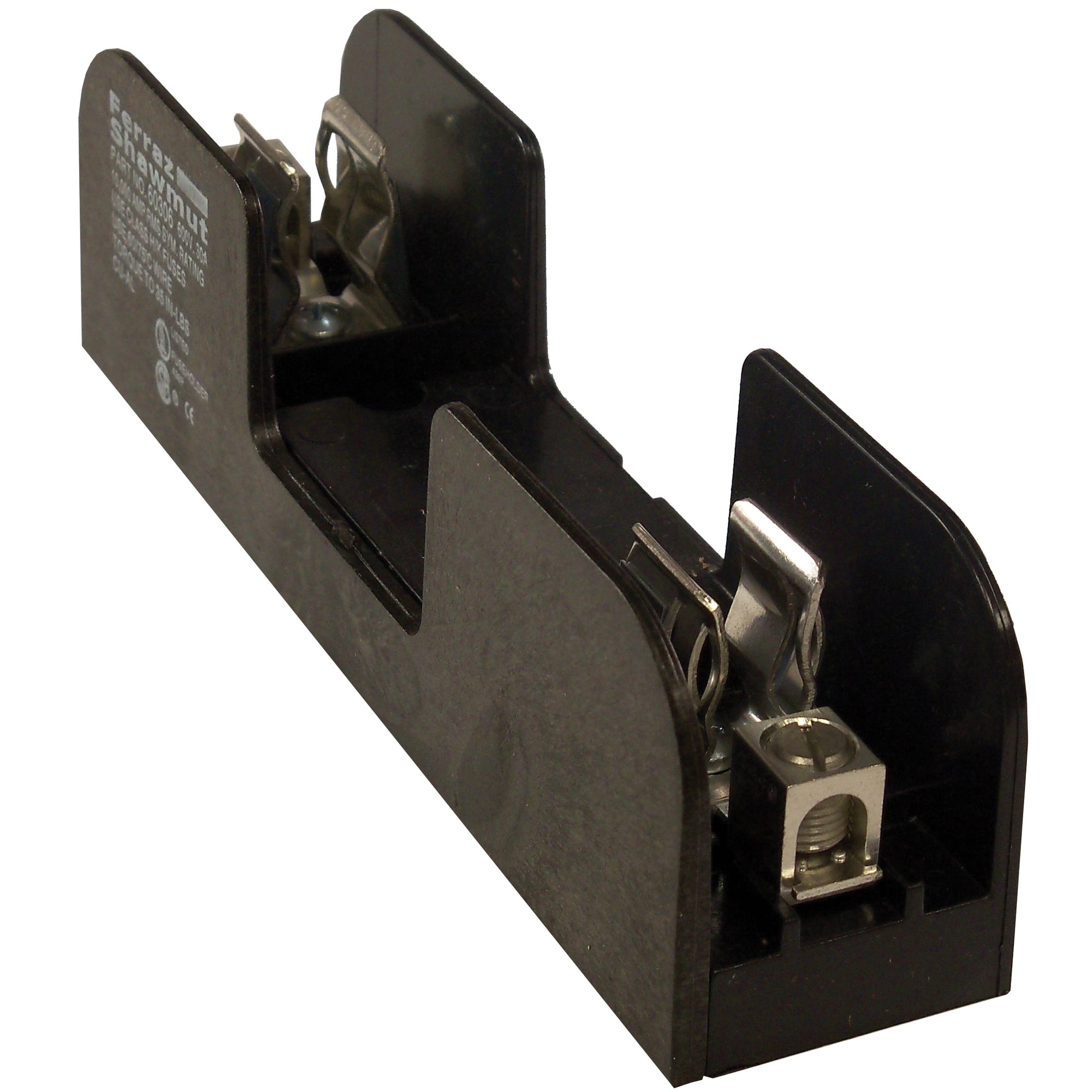 Fuse Block 600VAC 600VDC Class H/K 30A 1-Pole Box with Reinforced Clip