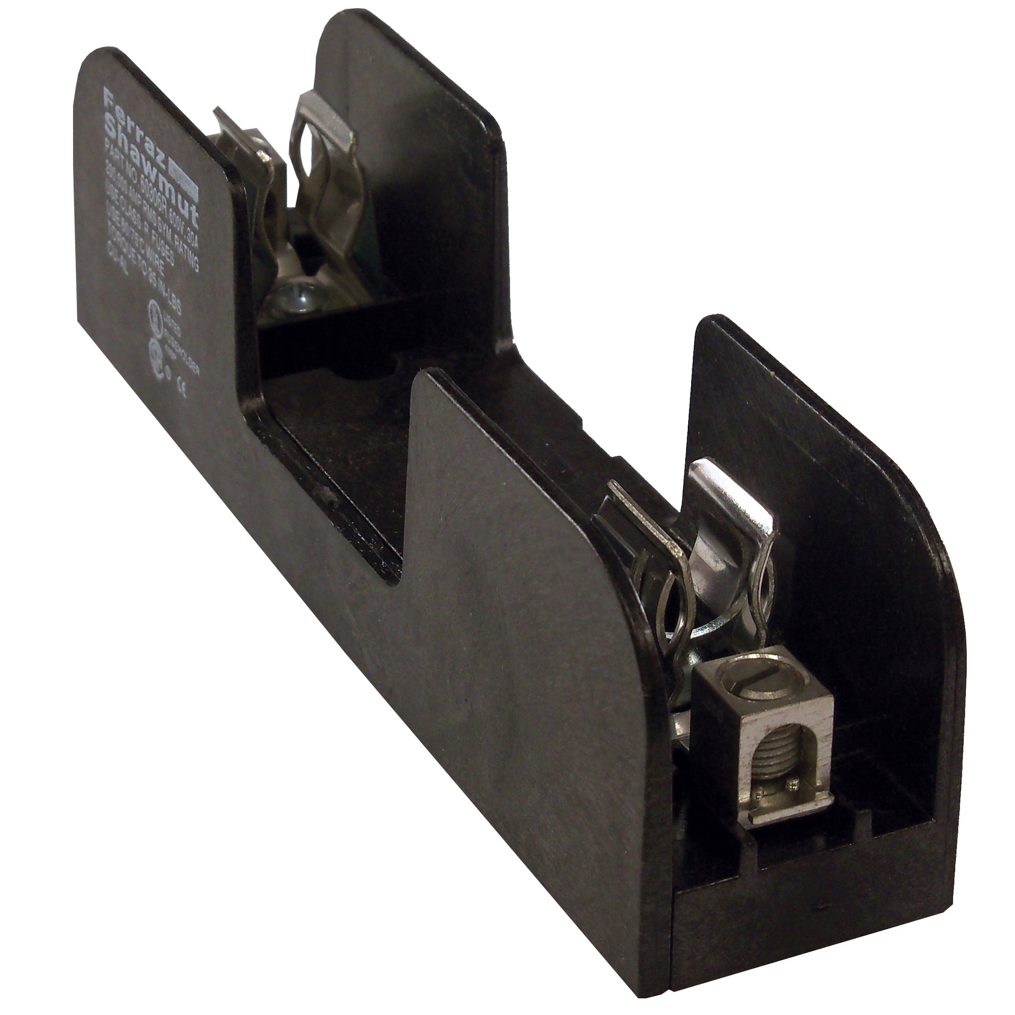 Fuse Block 600VAC 600VDC Class R 30A 1-Pole Box with Reinforced Clip