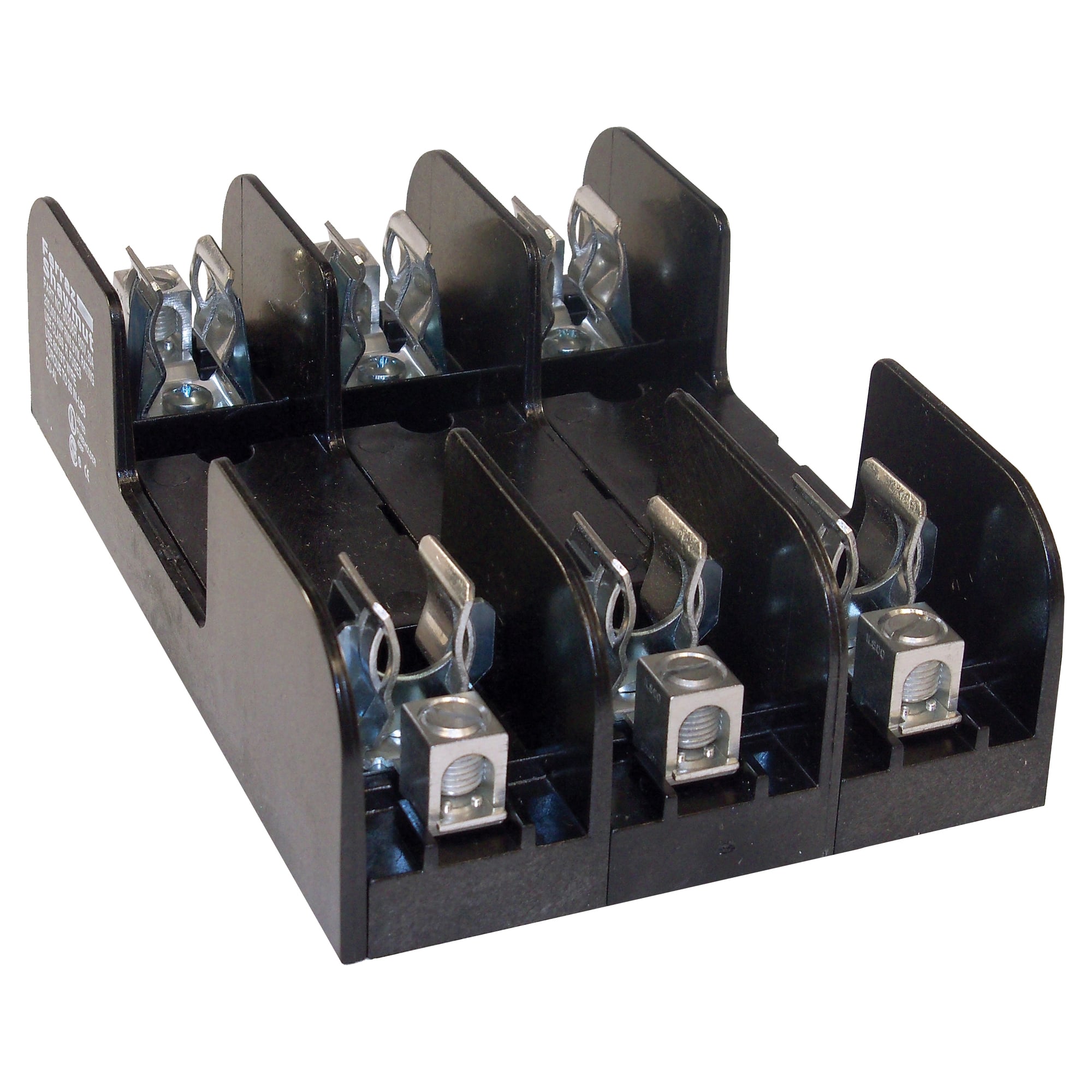 Fuse Block 600VAC 600VDC Class R 30A 3-Pole Box with Reinforced Clip
