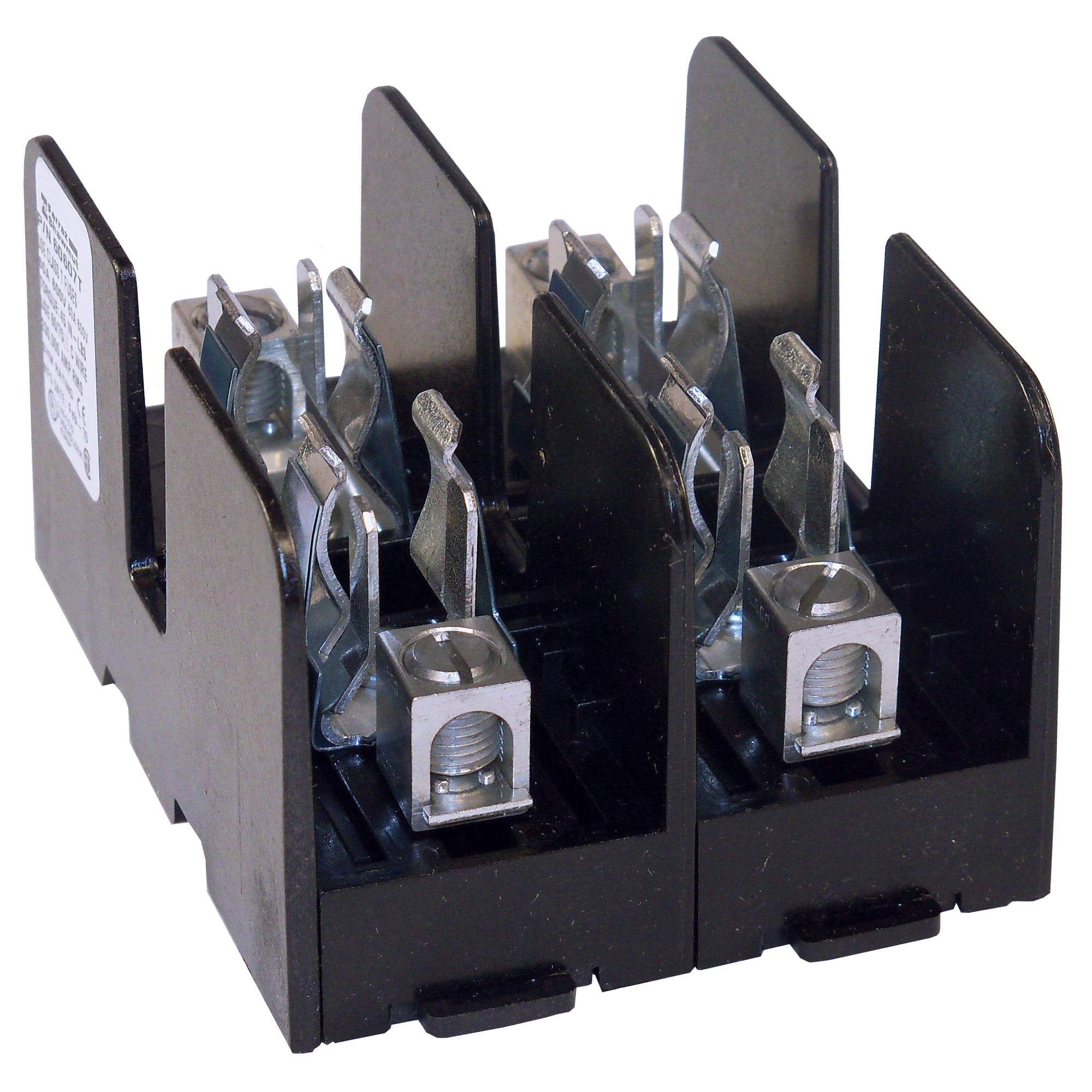 Fuse Block 600VAC 600VDC Class T 60A 2-Pole Box with Reinforced Clip