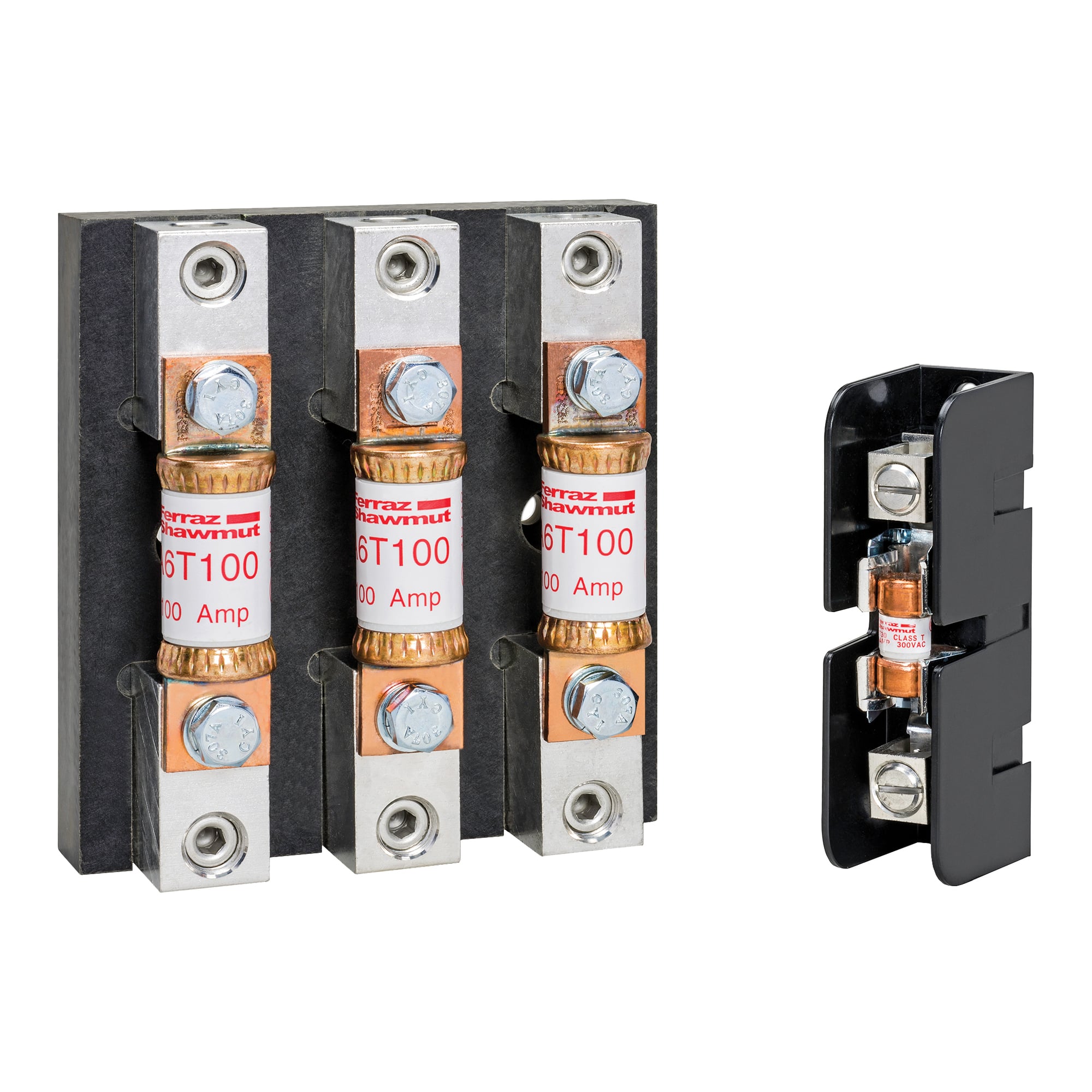 Fuse Block 600VAC 600VDC Class T 200A 3-Pole Box