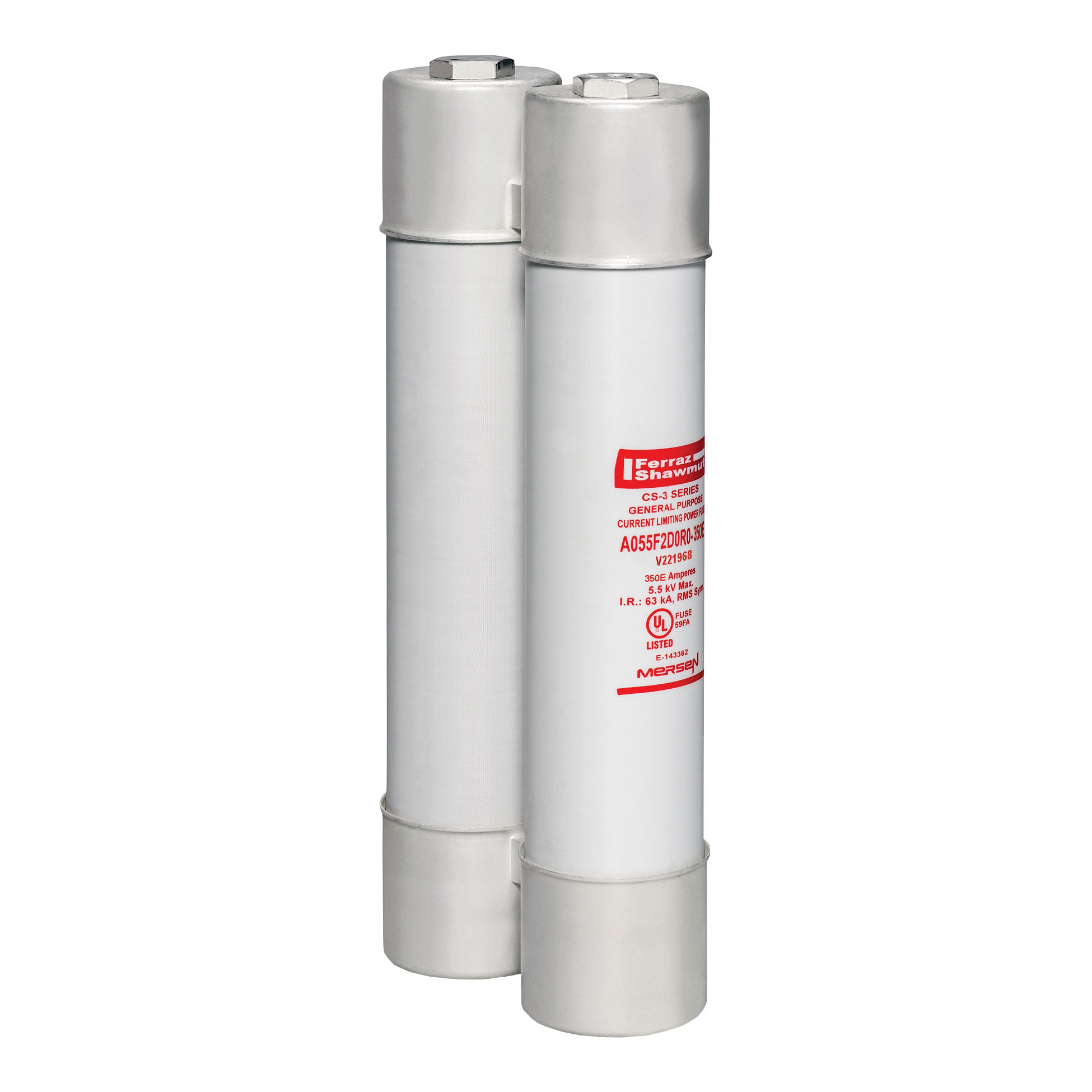 MV E-Rated Fuse 5500VAC 350A Series: D0R0 Visual Indicator