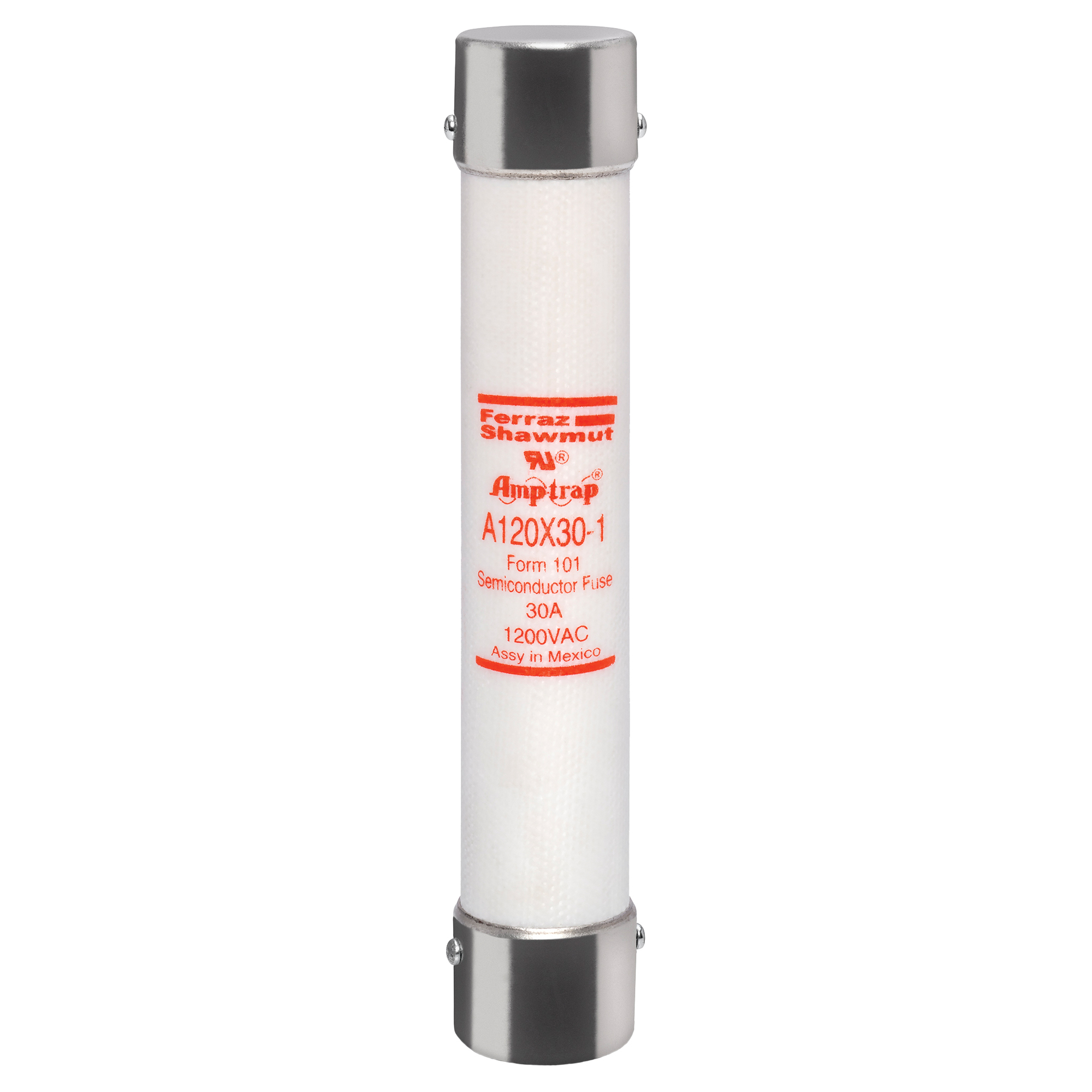 High Speed Fuse Amp-Trap A120X 1200VAC 1000VDC 30A Ferrule