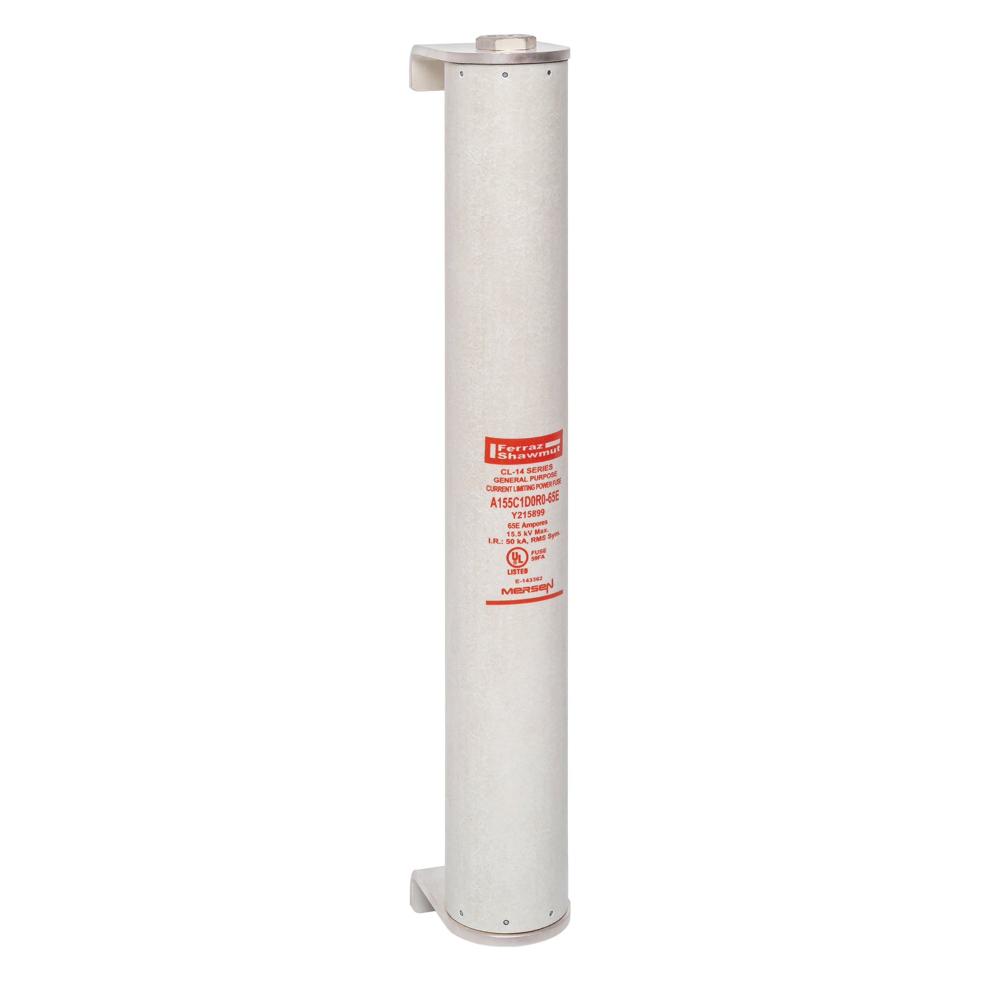 MV E-Rated Fuse 15500VAC 65A Clip-lock Series: D0R0 Visual Indicator