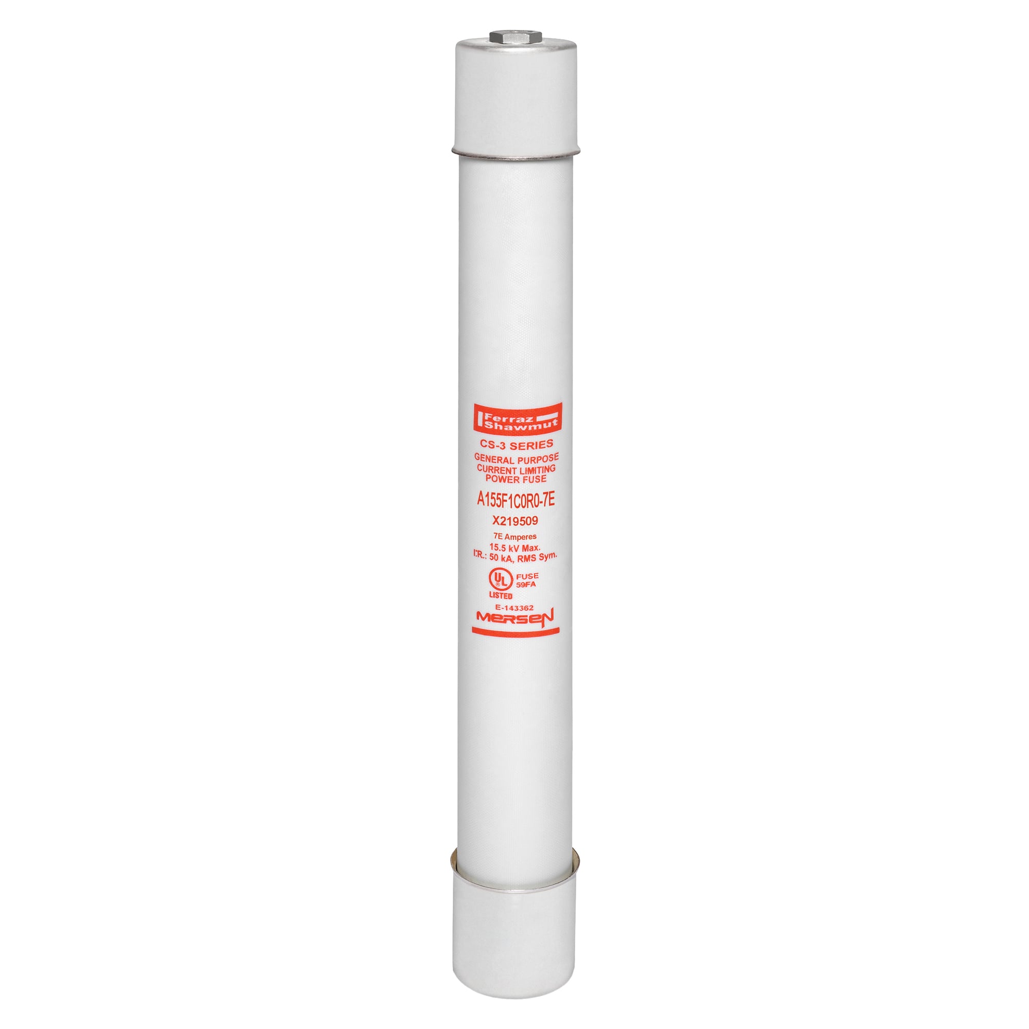MV E-Rated Fuse 15500VAC 7A Series: C0R0 Visual Indicator