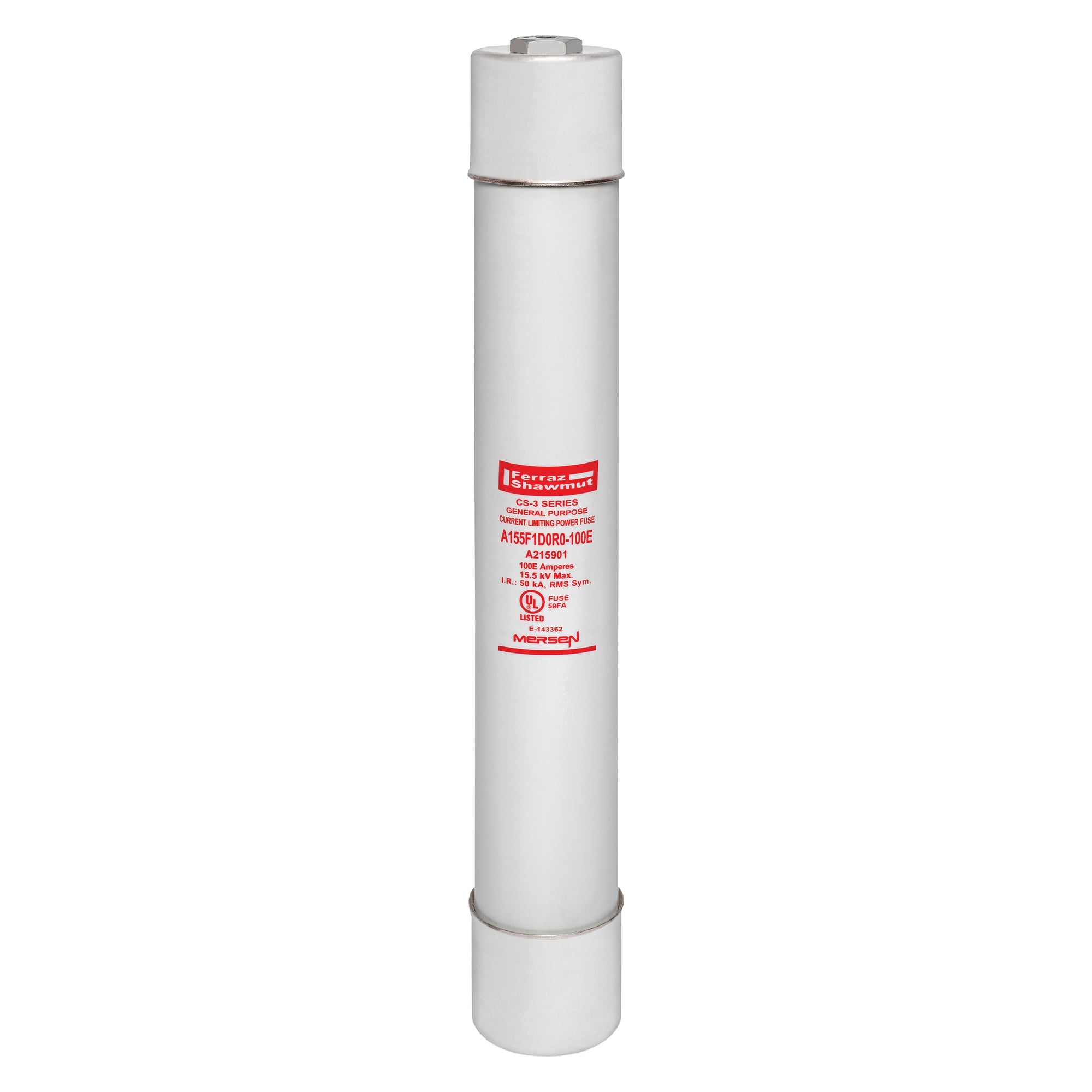 MV E-Rated Fuse 15500VAC 100A Series: D0R0 Visual Indicator