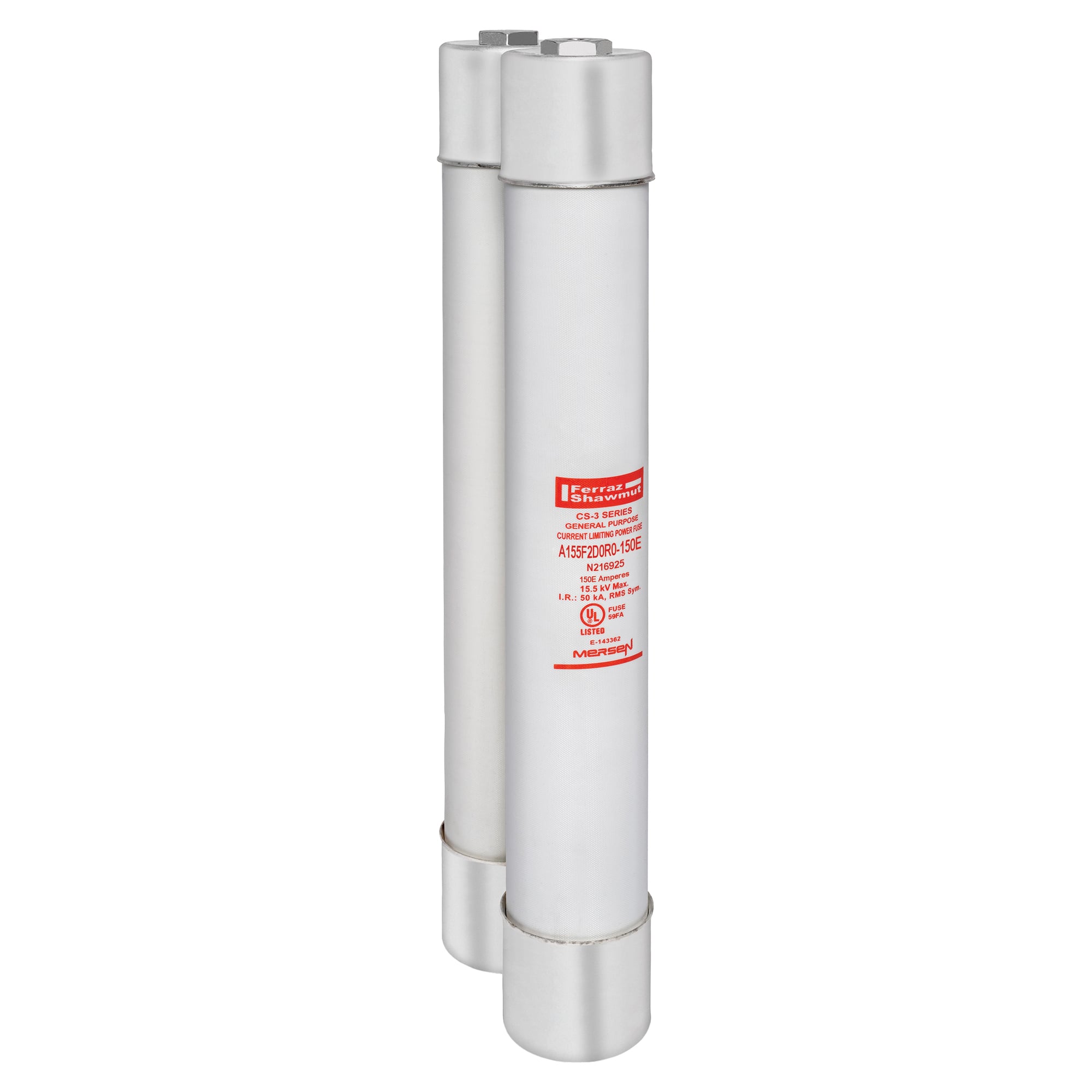 MV E-Rated Fuse 15500VAC 150A Series: D0R0 Visual Indicator