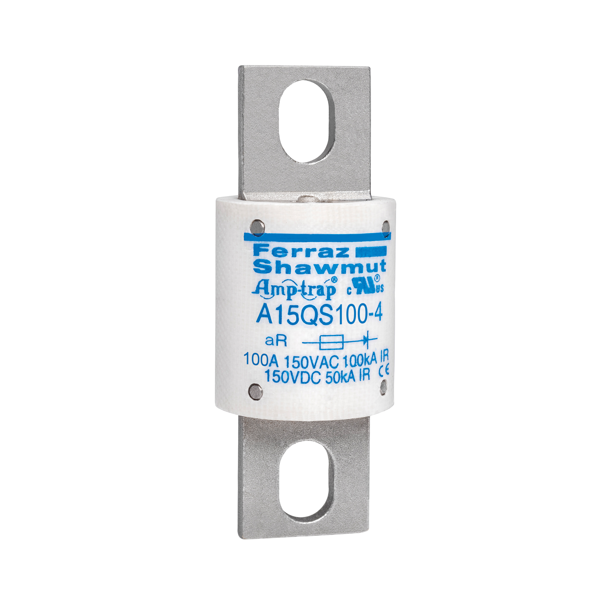 High Speed Fuse Amp-Trap A15QS 150VAC 150VDC 100A Blade