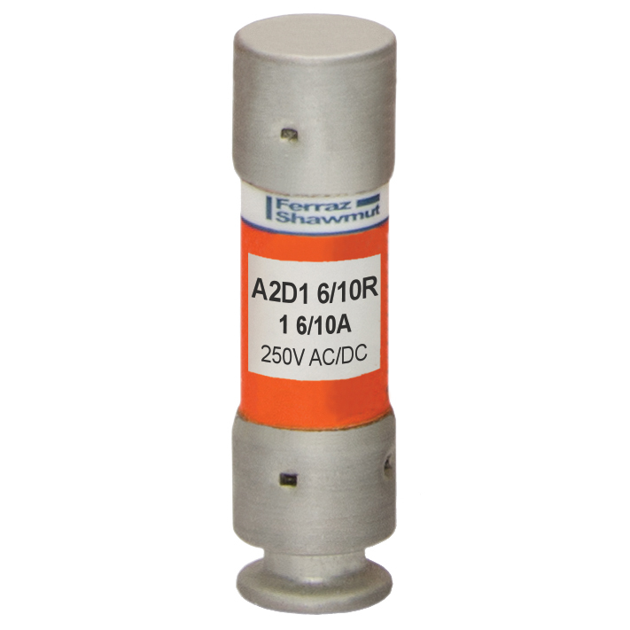 Fuse A2D-R - Class RK1 - Time-Delay 250VAC 250VDC 1.6A Ferrule