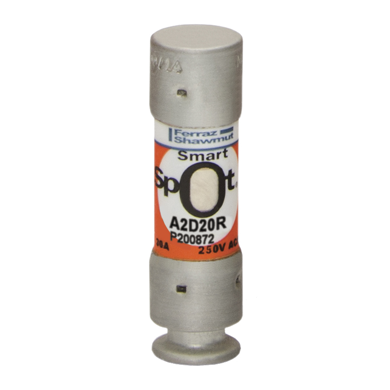 Fuse A2D-R - Class RK1 - Time-Delay 250VAC 250VDC 20A Ferrule SmartSpot