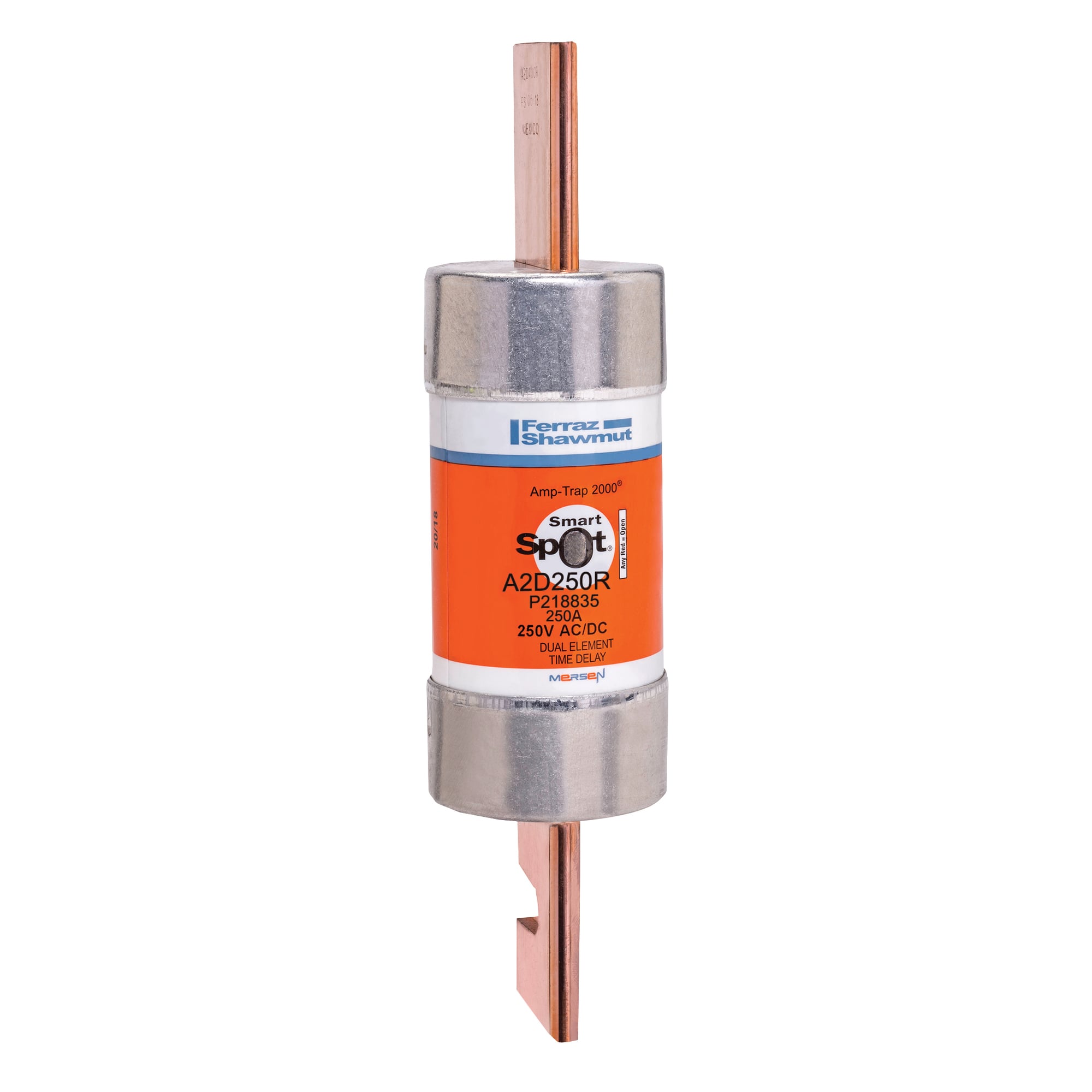 Fuse A2D-R - Class RK1 - Time-Delay 250VAC 250VDC 250A Blade SmartSpot