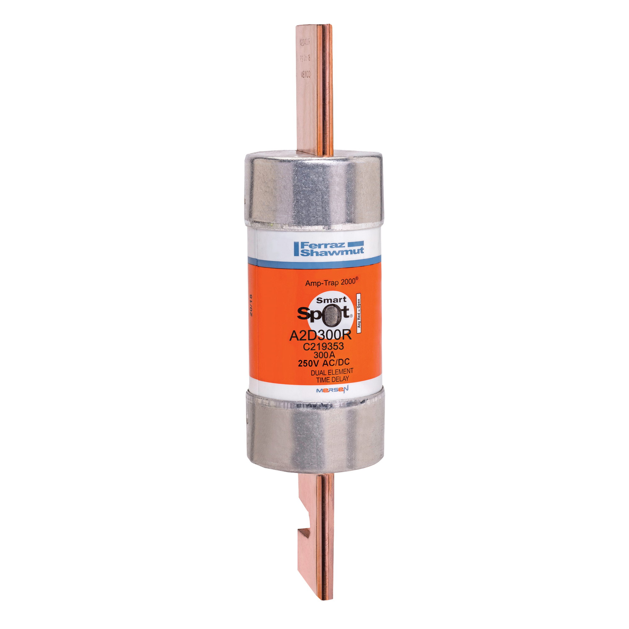 Fuse A2D-R - Class RK1 - Time-Delay 250VAC 250VDC 300A Blade SmartSpot