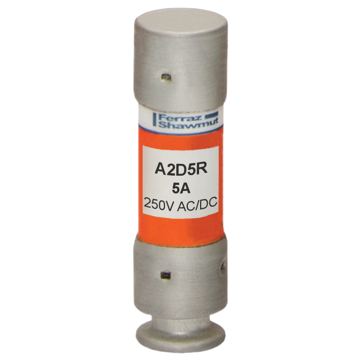 Fuse A2D-R - Class RK1 - Time-Delay 250VAC 250VDC 5A Ferrule