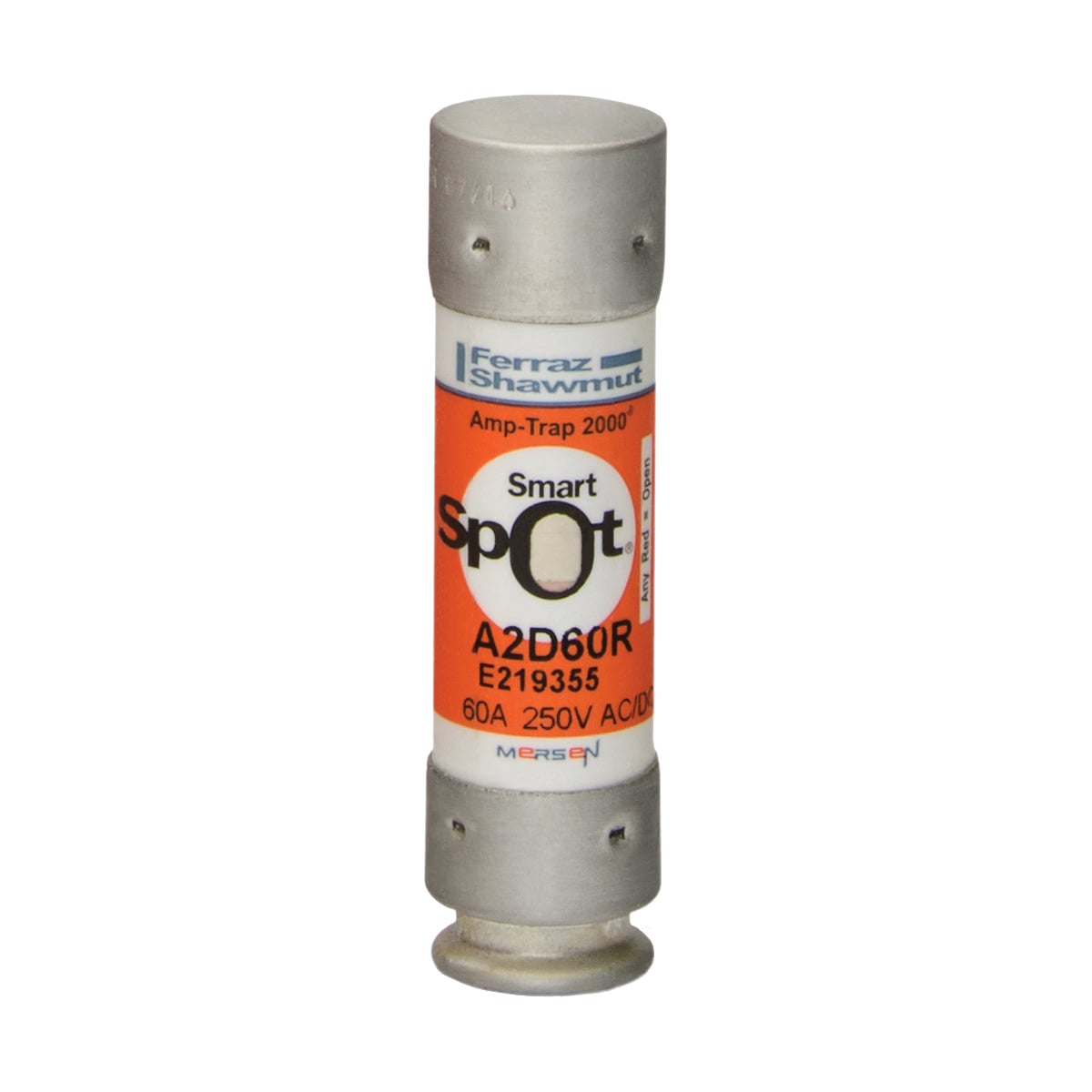 Fuse A2D-R - Class RK1 - Time-Delay 250VAC 250VDC 60A Ferrule SmartSpot