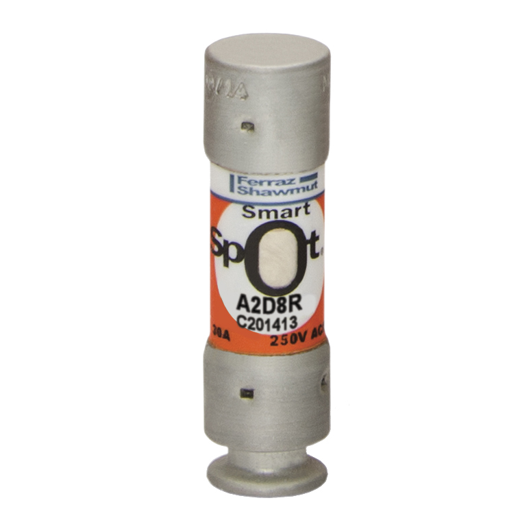 Fuse A2D-R - Class RK1 - Time-Delay 250VAC 250VDC 8A Ferrule SmartSpot