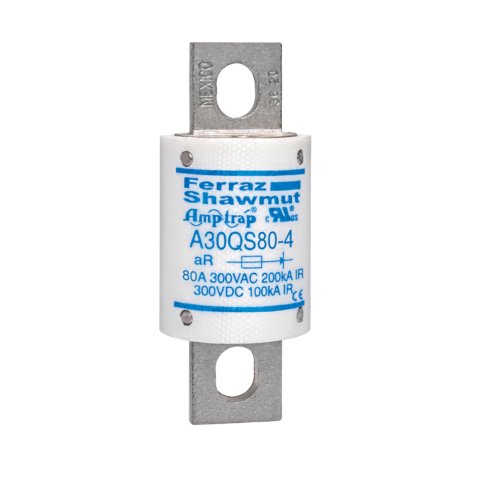 High Speed Fuse Amp-Trap A30QS 300VAC 300VDC 80A Blade