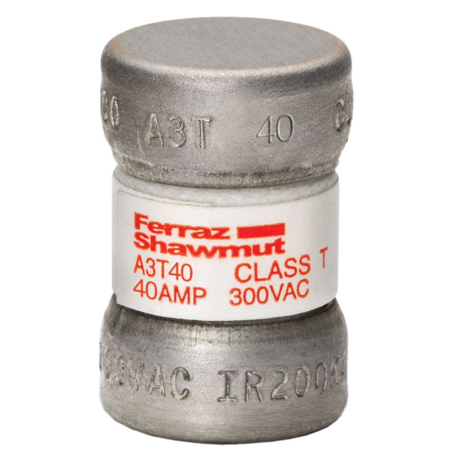 Fuse A3T - Class T - Fast-Acting 300VAC 160VDC 40A Ferrule