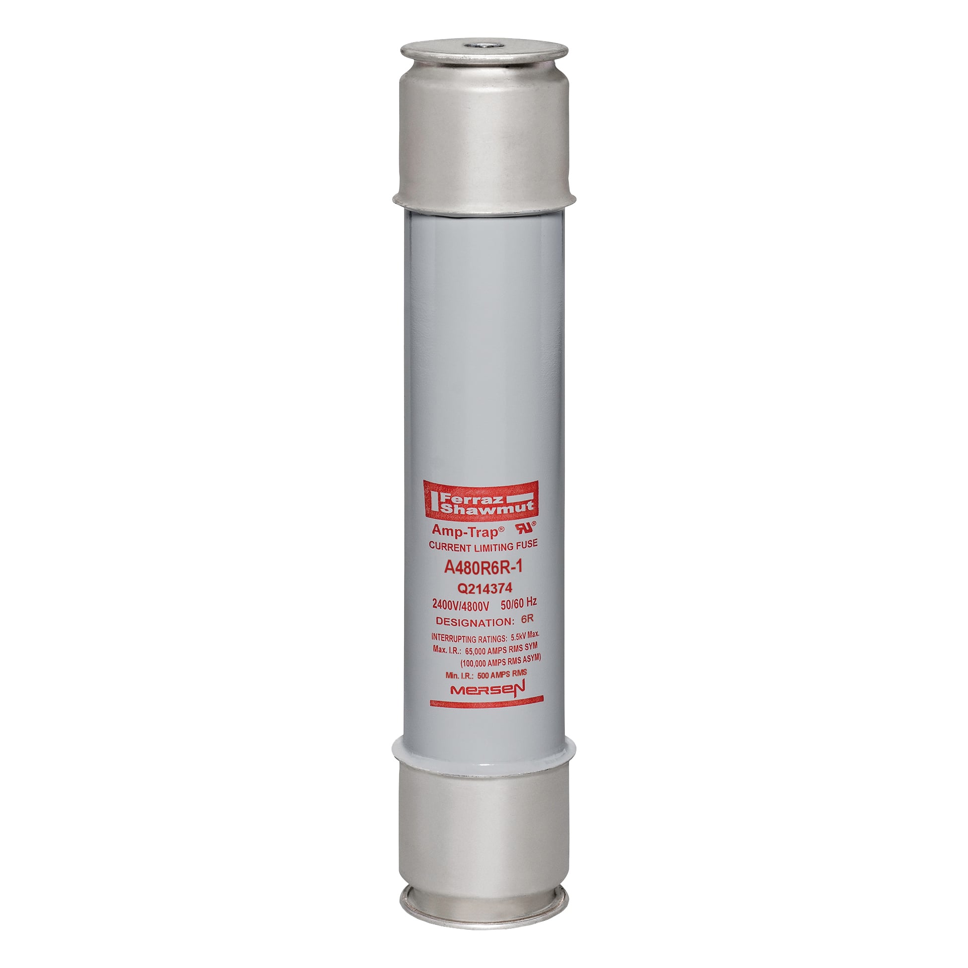 R-Rated MV Fuse 4800VAC 6R Mounting: Ferrule Visual Indicator