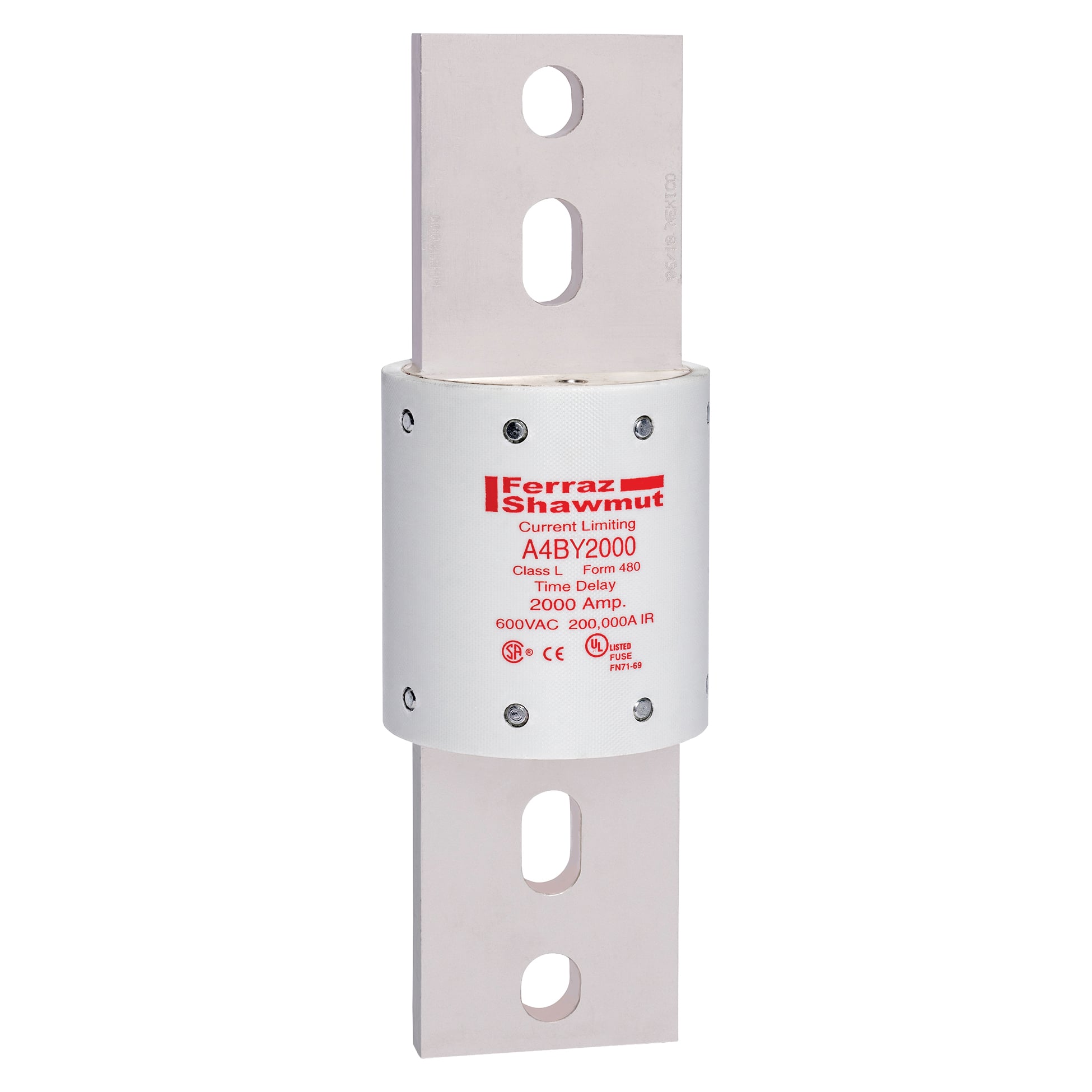 Fuse A4BY - Class L - Time-Delay 600VAC 300VDC 2000A Blade