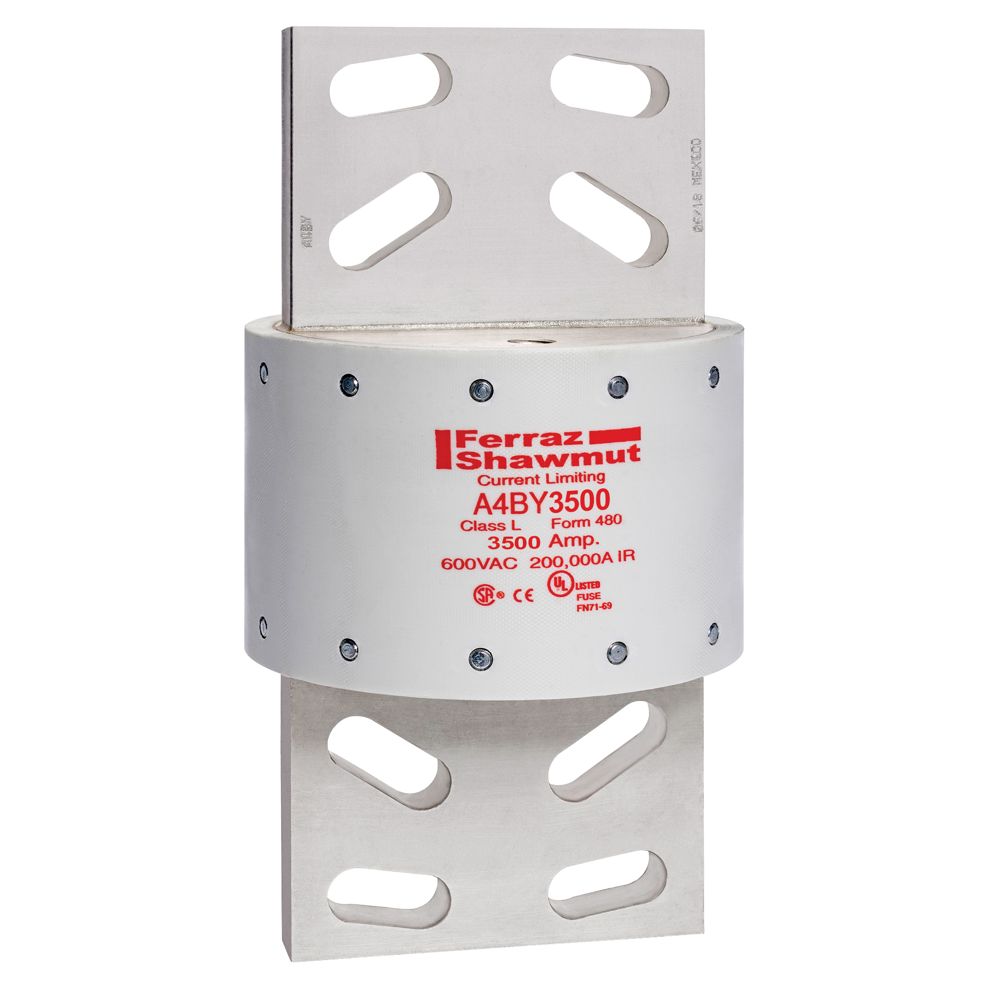 Fuse A4BY - Class L - Time-Delay 600VAC 300VDC 3500A Blade