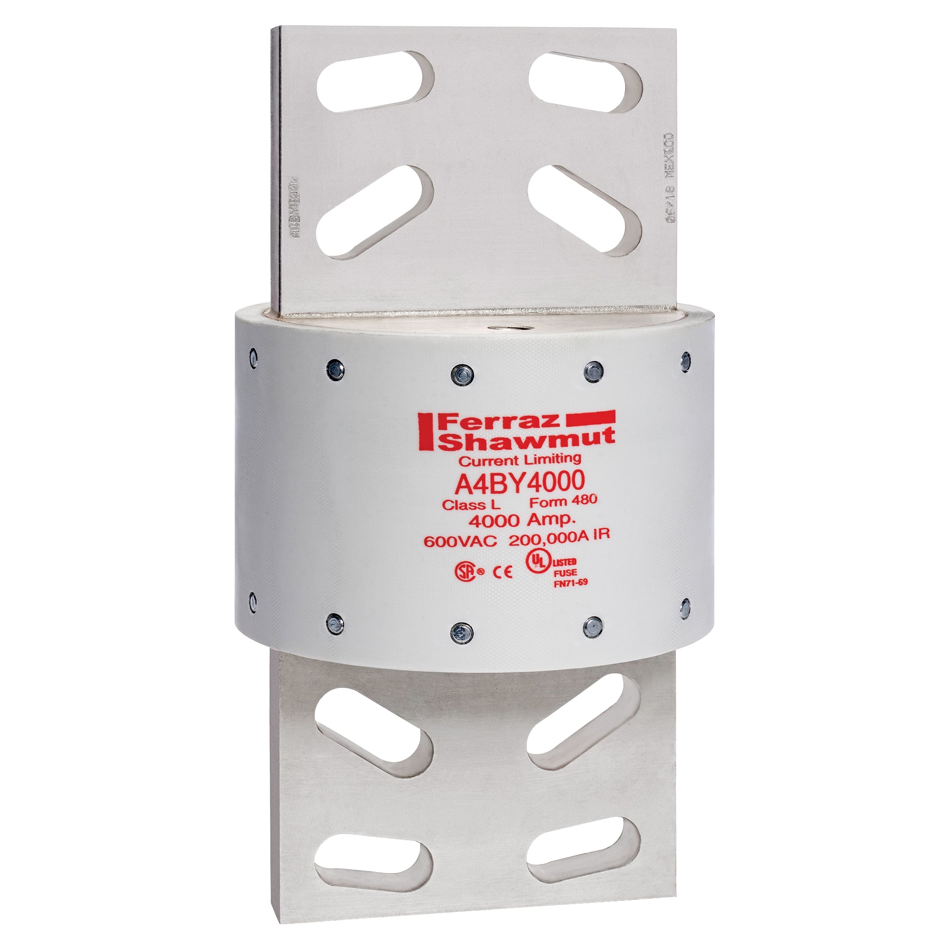 Fuse A4BY - Class L - Time-Delay 600VAC 300VDC 4000A Blade
