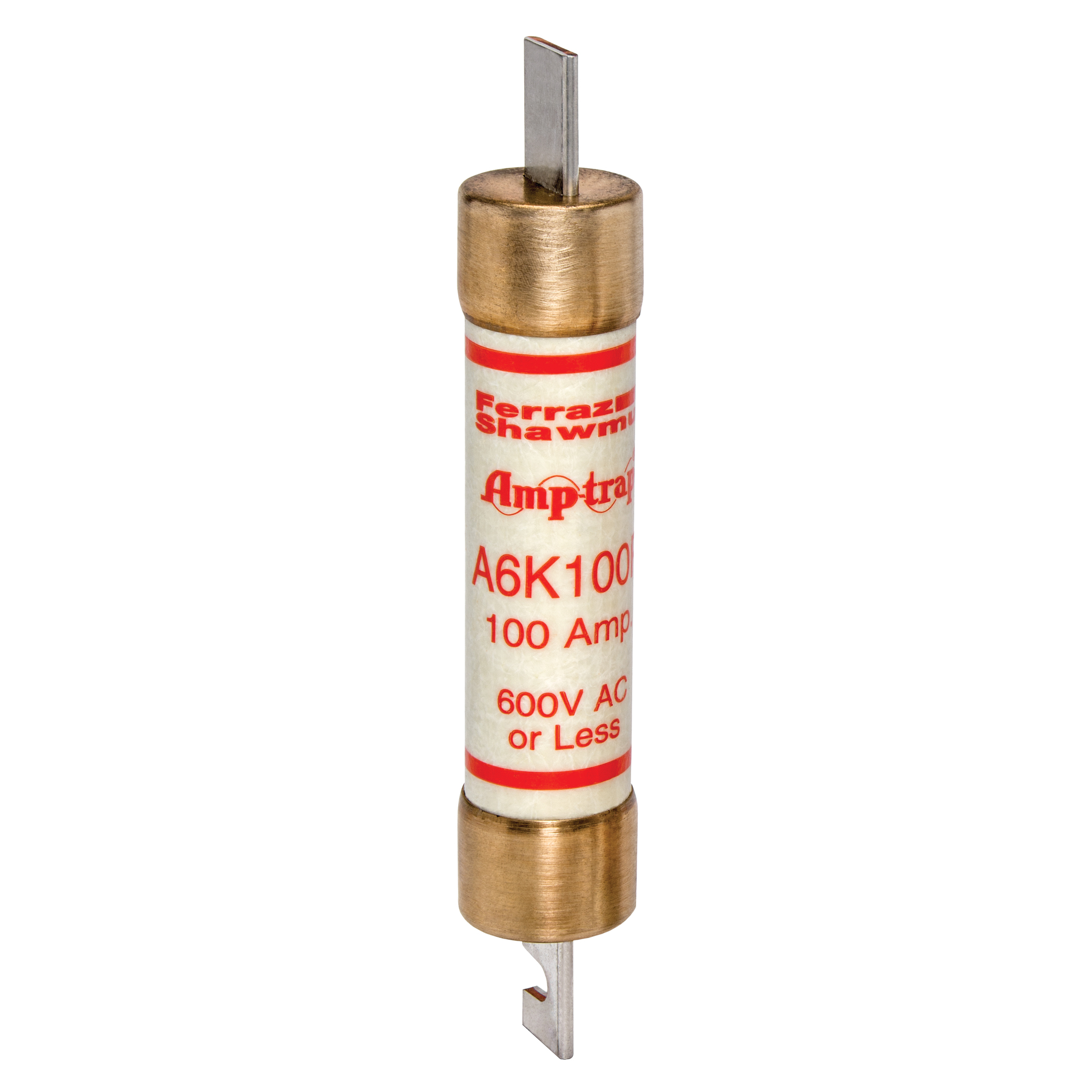Fuse A6K-R - Class RK1 - Fast-Acting 600VAC 300VDC 100A Blade