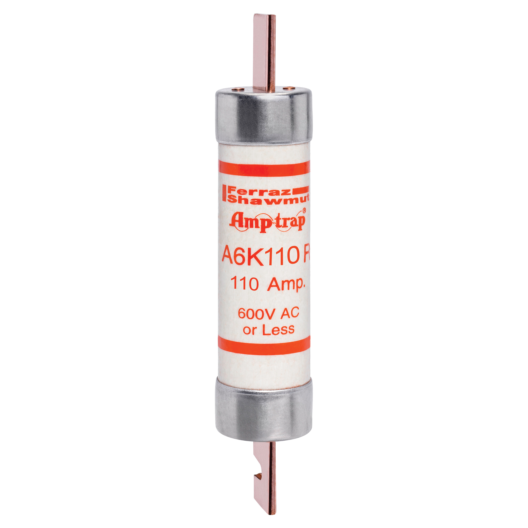 Fuse A6K-R - Class RK1 - Fast-Acting 600VAC 300VDC 110A Blade