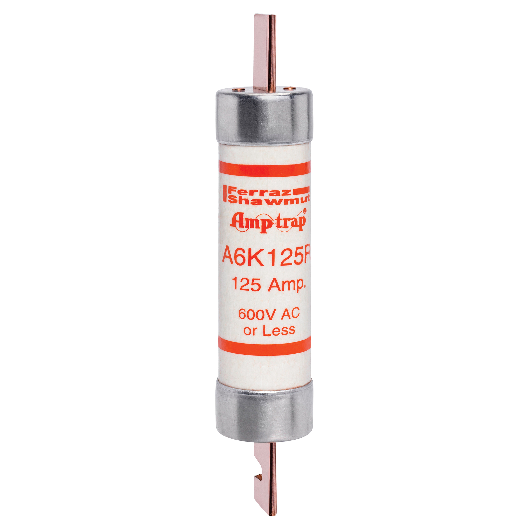 Fuse A6K-R - Class RK1 - Fast-Acting 600VAC 300VDC 125A Blade