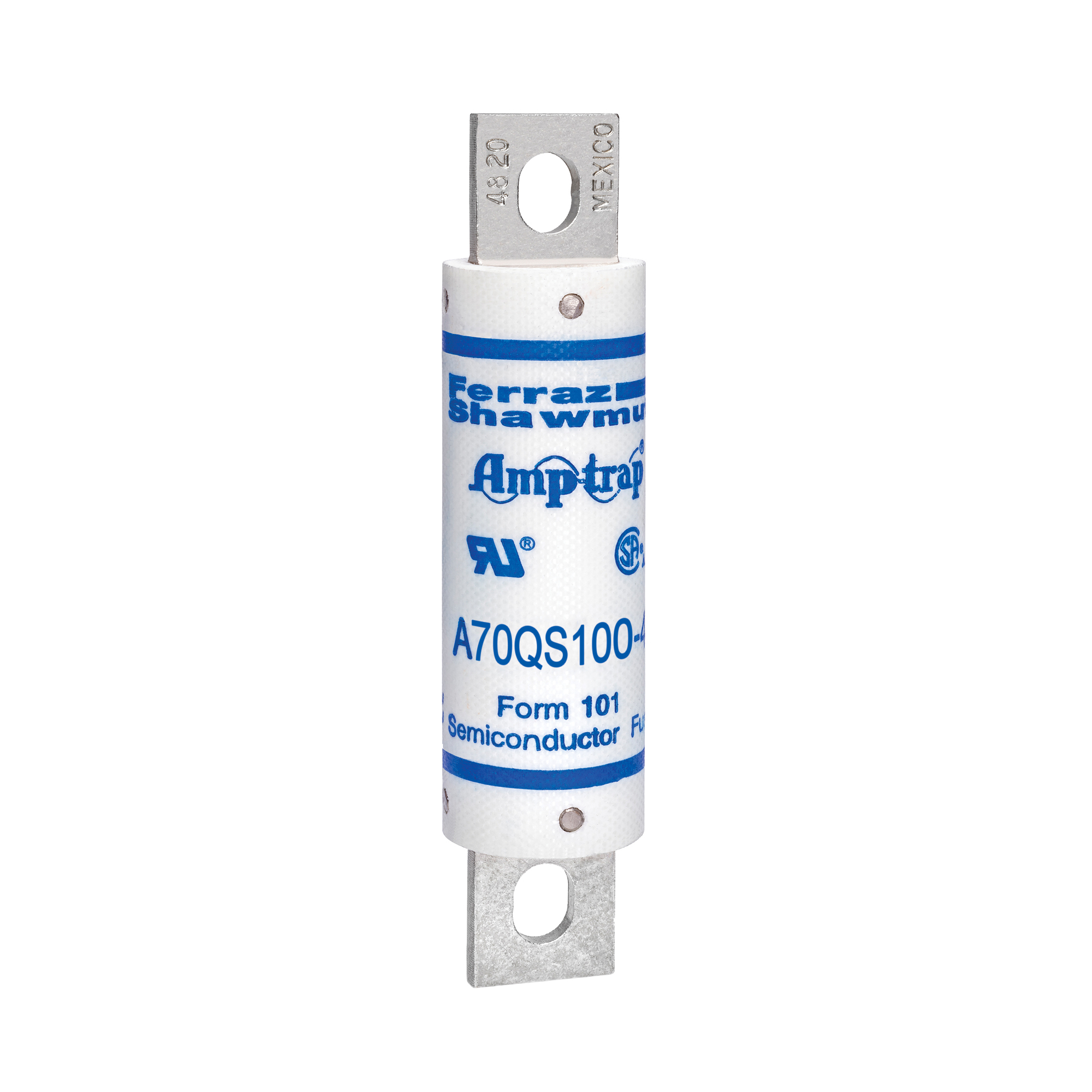 High Speed Fuse Amp-Trap A70QS 700VAC 700VDC 100A Bolted Blade