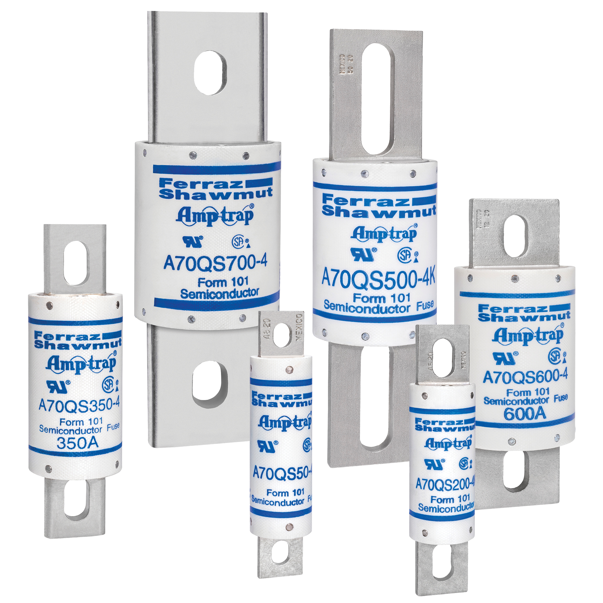 High Speed Fuse Amp-Trap A70QS 700VAC 700VDC 175A Bolted Blade 4K