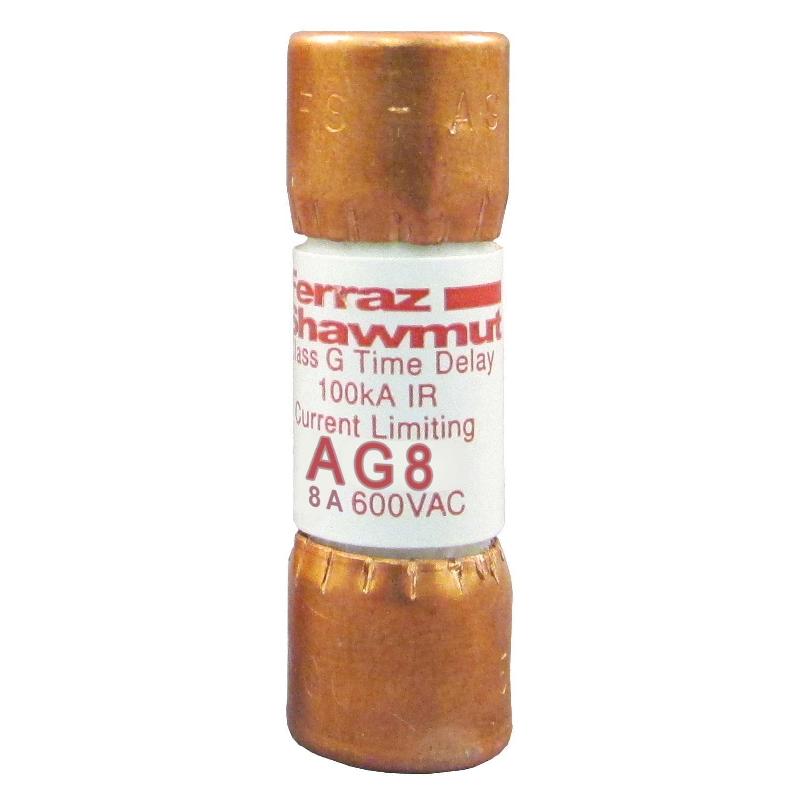 Fuse AG - Class G 600VAC 8A Time Delay Ferrule