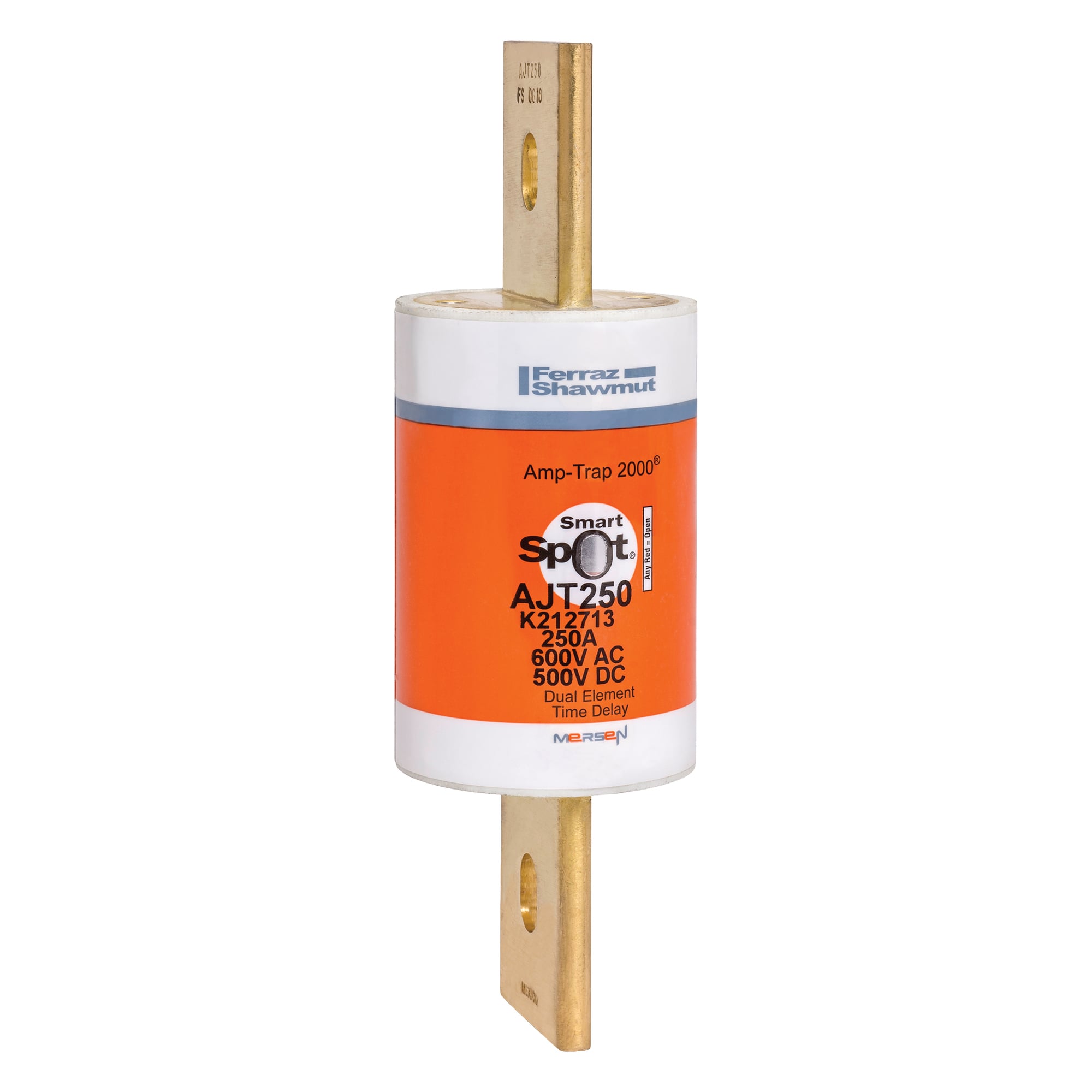 Fuse AJT - Class J - Time-delay 600VAC 500VDC 250A Blade SmartSpot