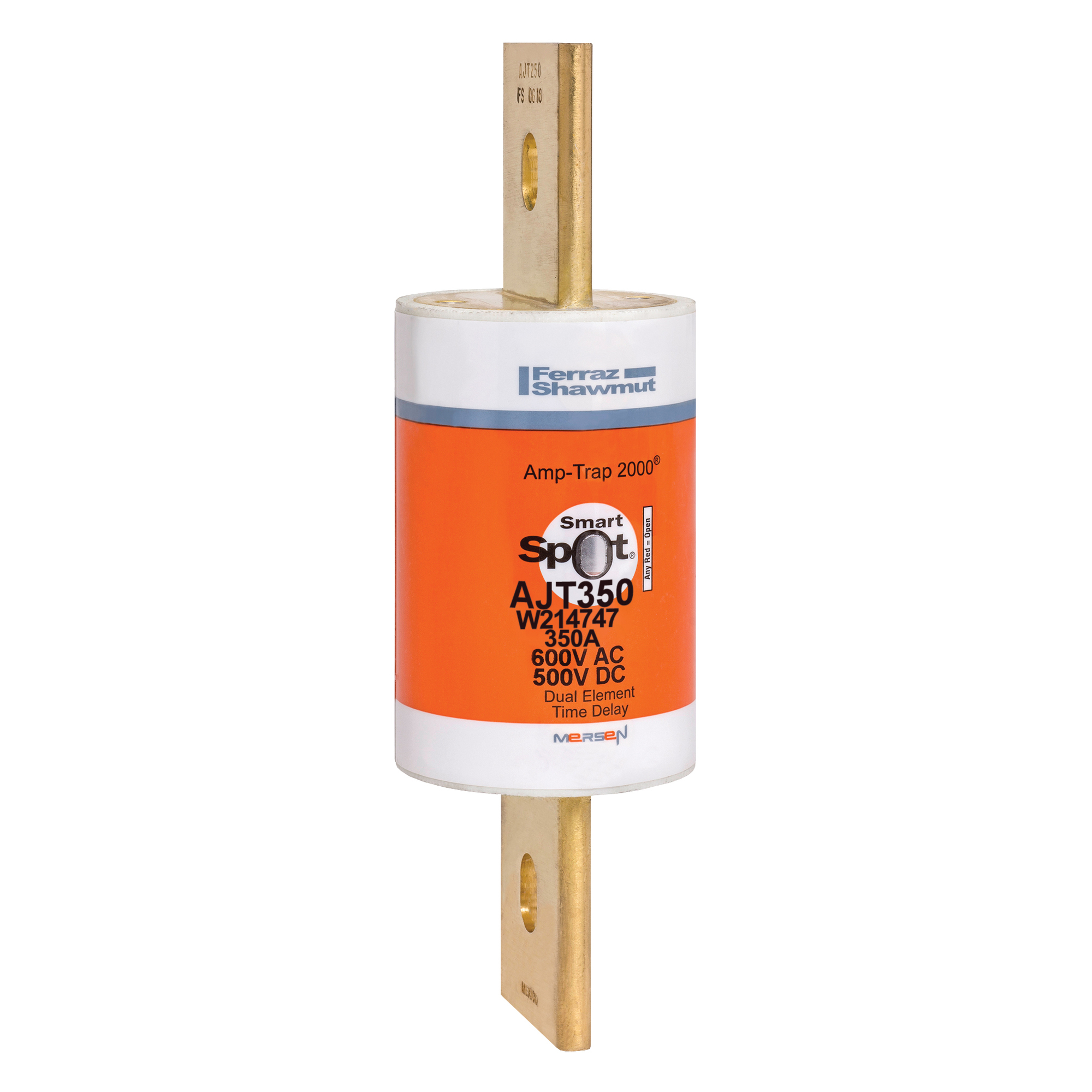 Fuse AJT - Class J - Time-delay 600VAC 500VDC 350A Blade SmartSpot