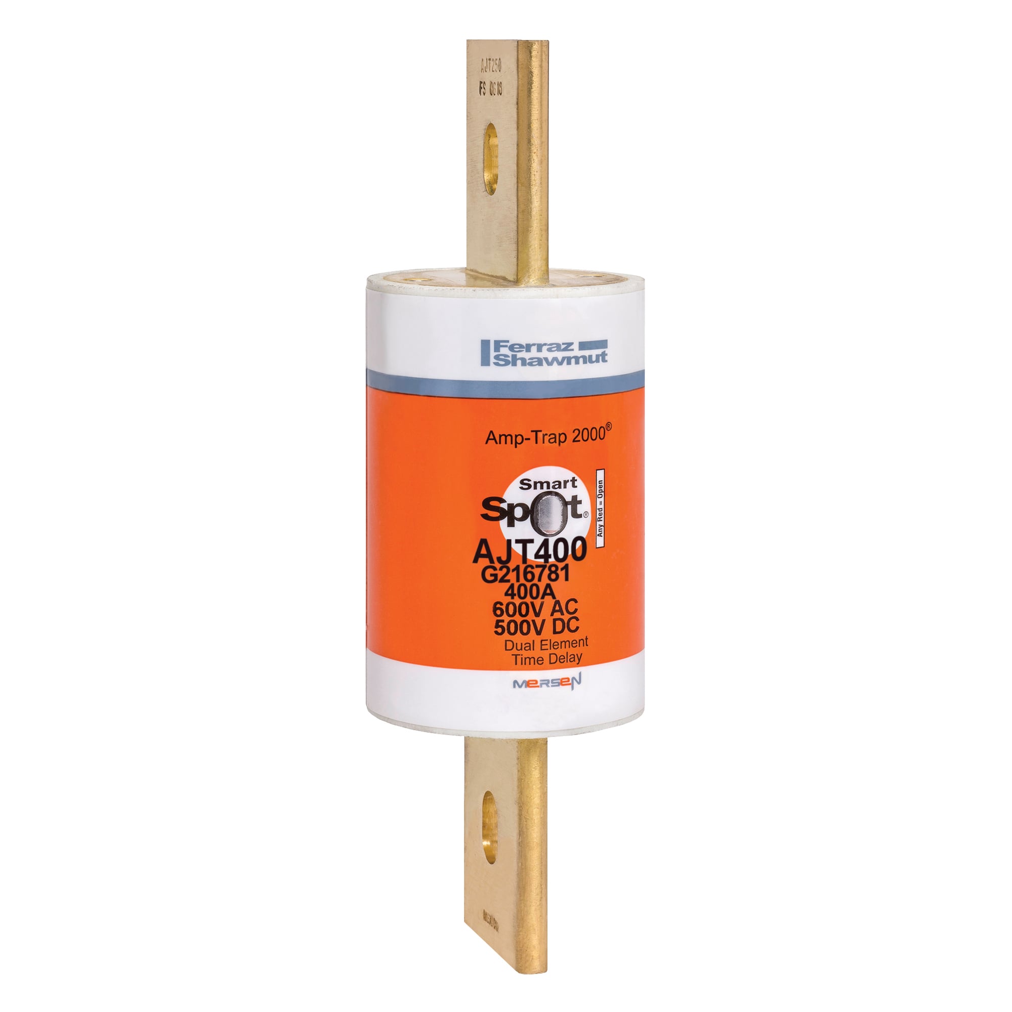 Fuse AJT - Class J - Time-delay 600VAC 500VDC 400A Blade SmartSpot
