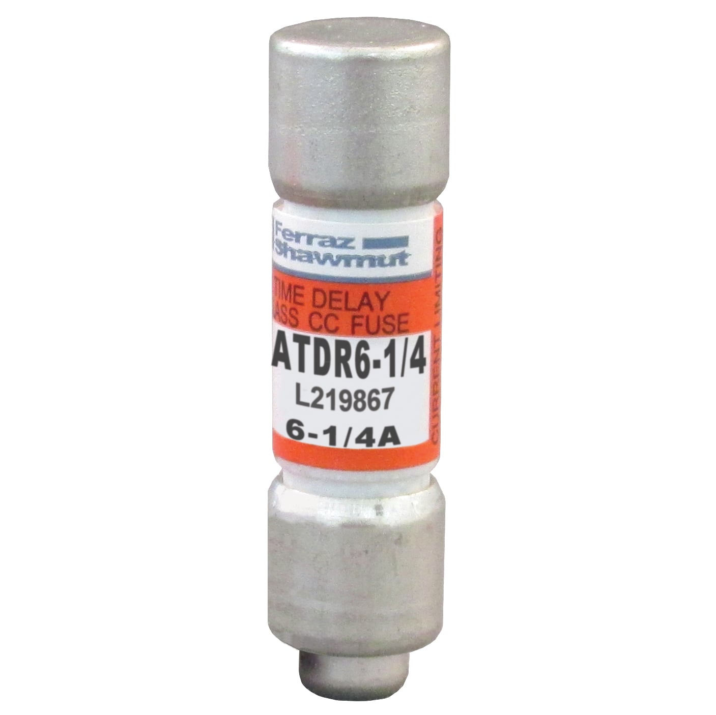 Fuse ATDR - Class CC - Time-Delay 600VAC 300VDC 6.25A Ferrule