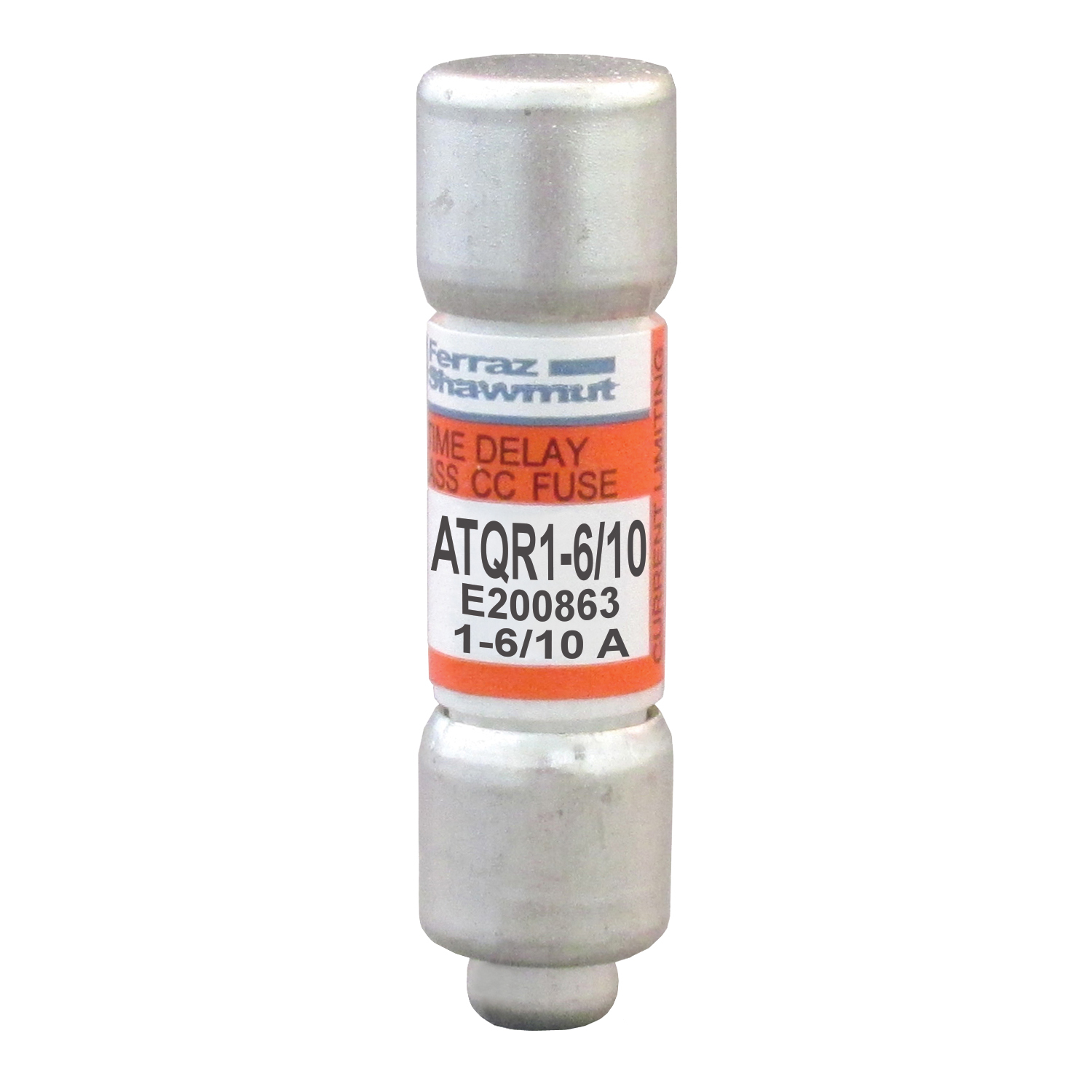 Fuse ATQR - Class CC - Time-Delay 600VAC 300VDC 1.6A Ferrule