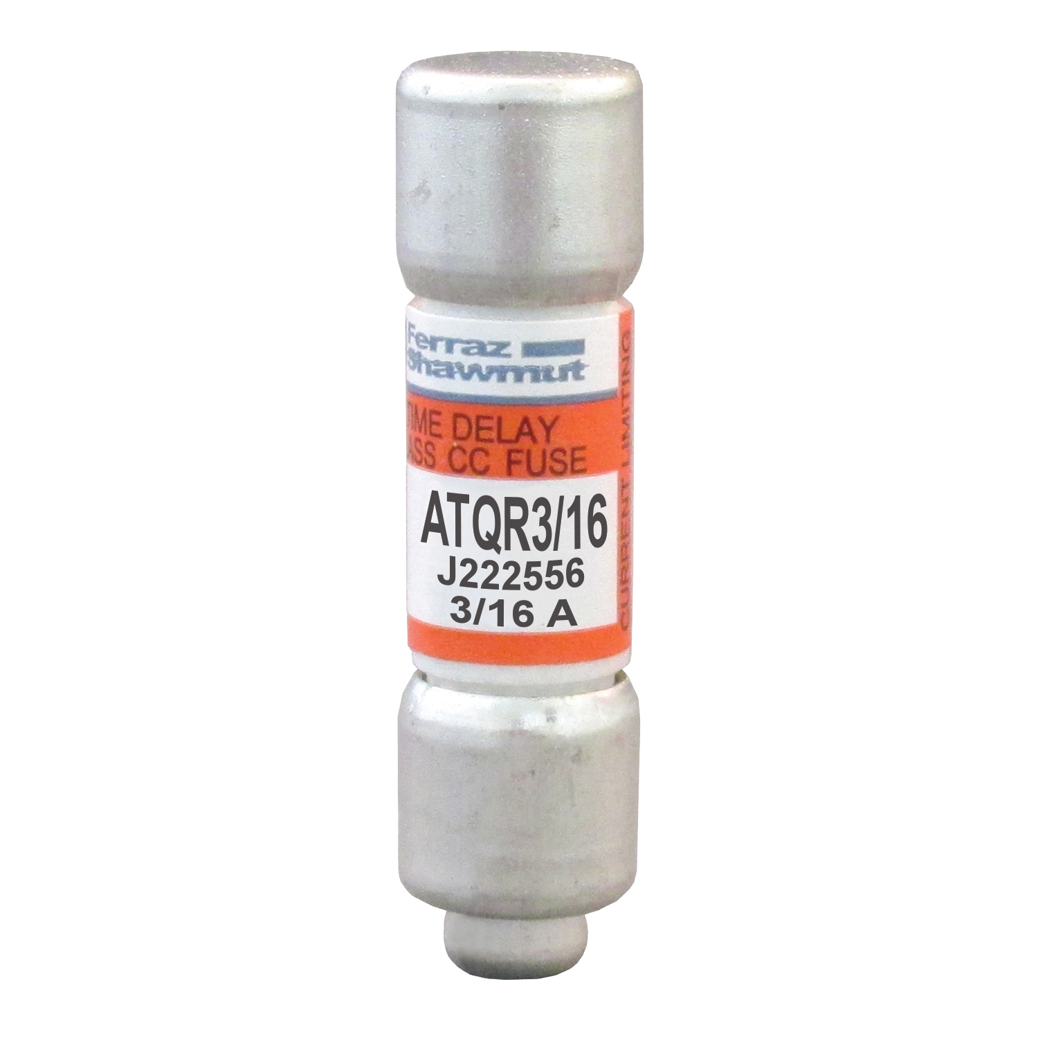 Fuse ATQR - Class CC - Time-Delay 600VAC 300VDC 0.187A Ferrule