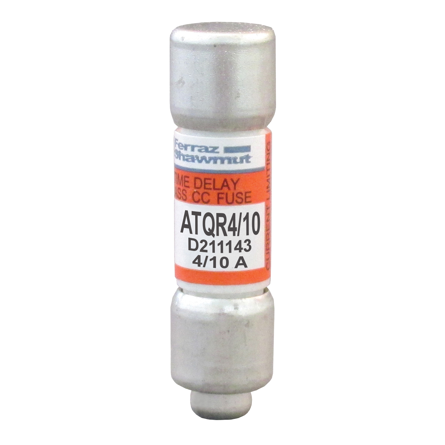 Fuse ATQR - Class CC - Time-Delay 600VAC 300VDC 0.4A Ferrule