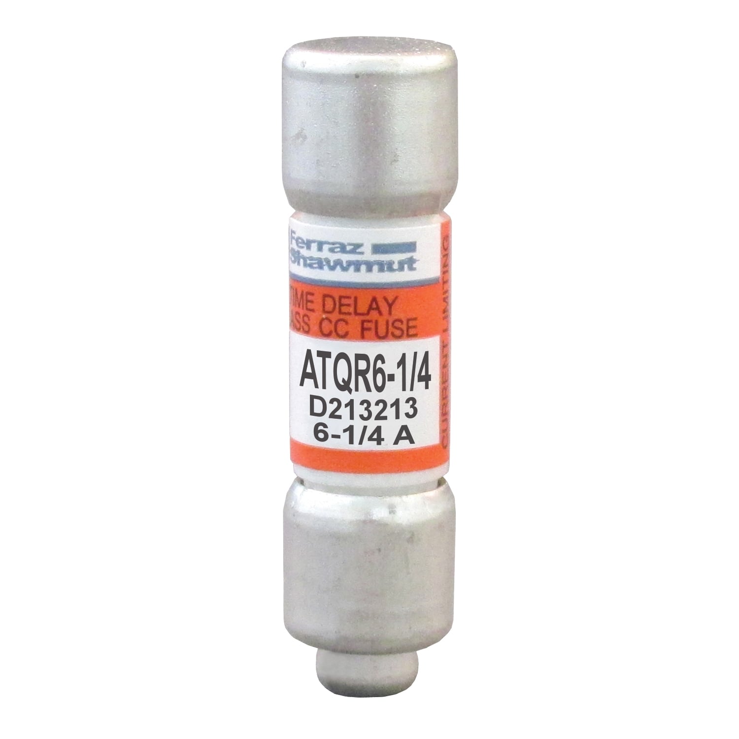 Fuse ATQR - Class CC - Time-Delay 600VAC 300VDC 6.25A Ferrule