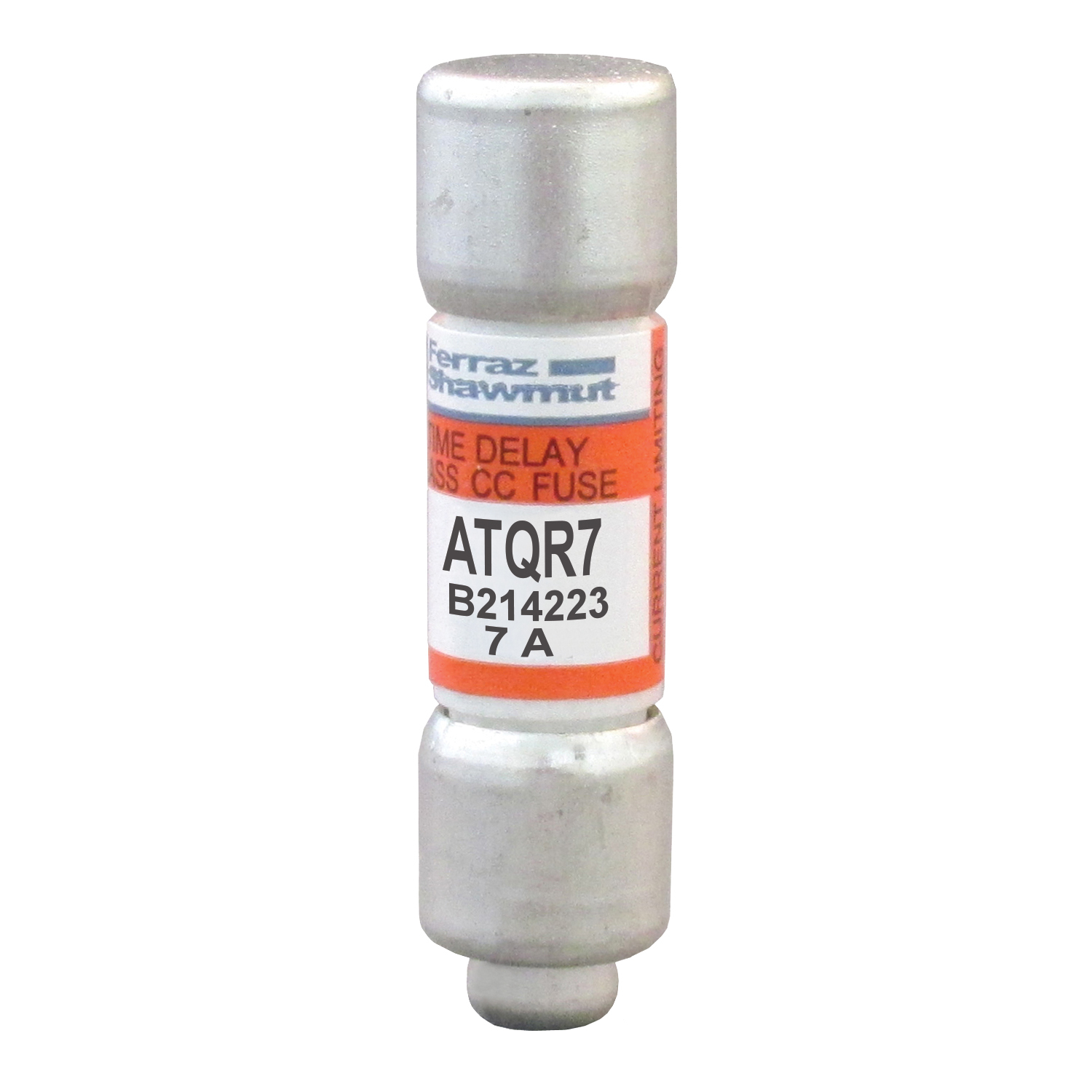 Fuse ATQR - Class CC - Time-Delay 600VAC 300VDC 7A Ferrule