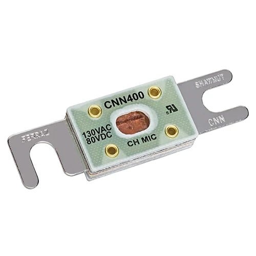 Forklift Truck UL CNN Fuses 130VAC 80VDC 400A Fast-Acting Blade Visual Indicator