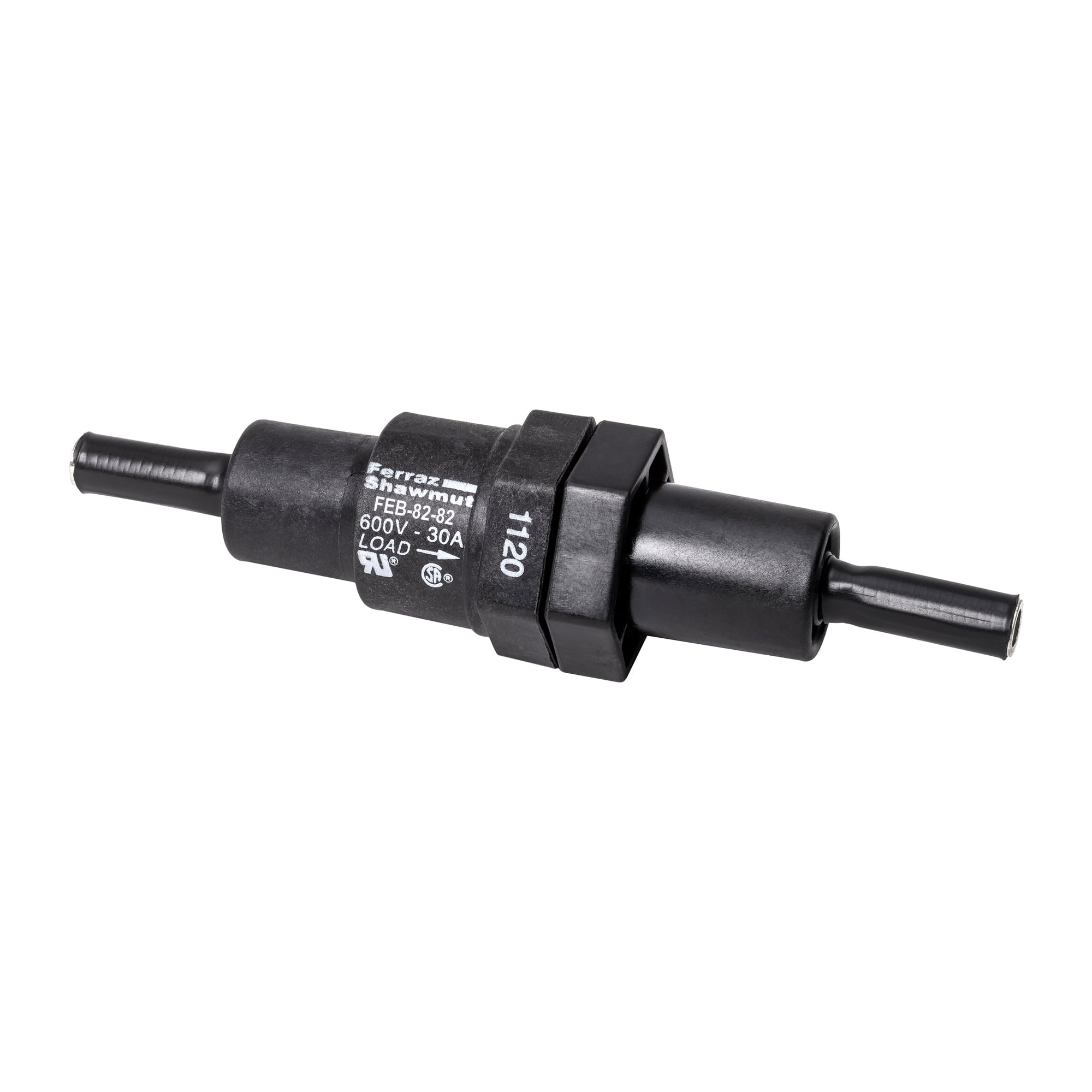 Fuse Block 600VAC 600VDC Midget 30A 1-Pole 82-82 Single Set Screw