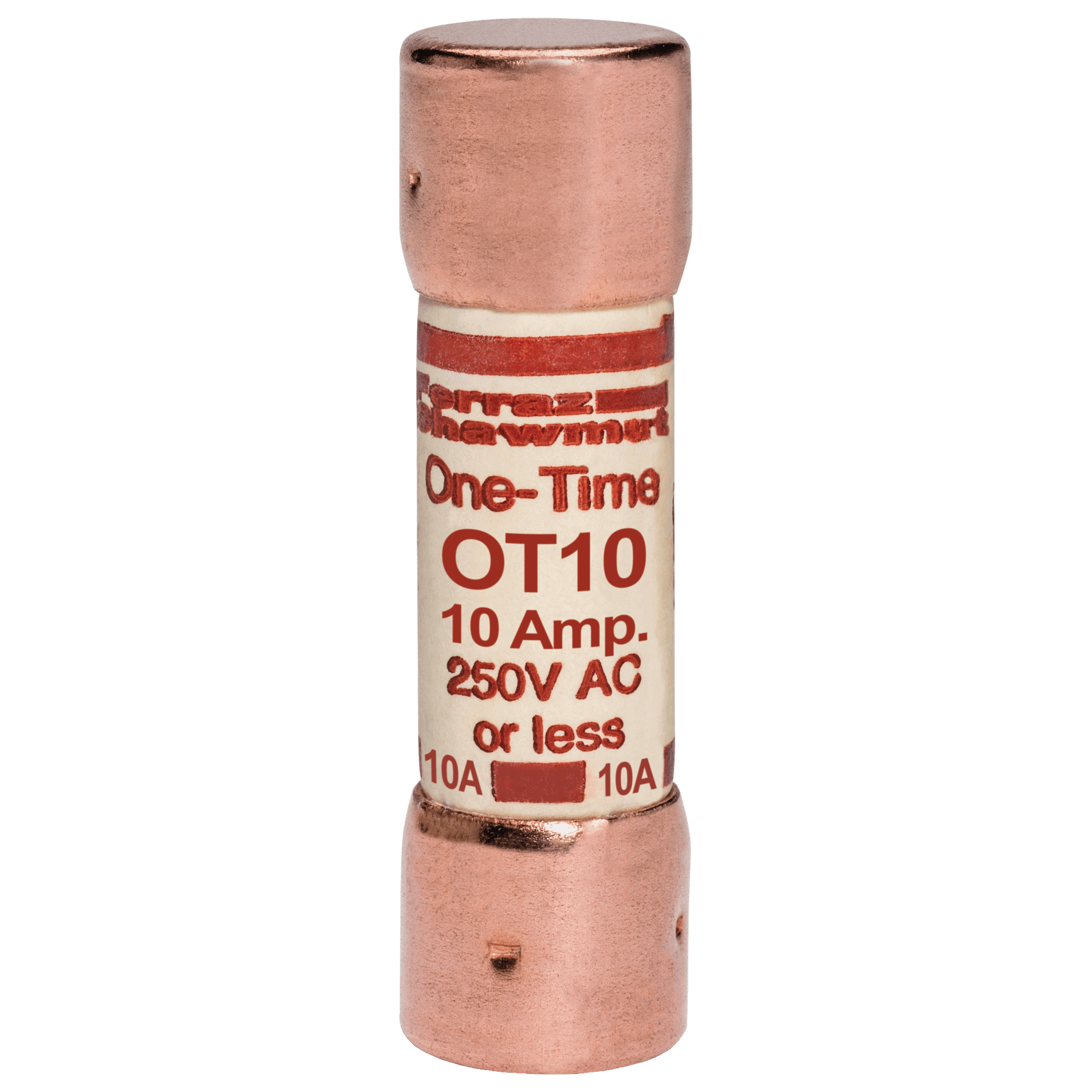 Fuse OT - Class K5 - Fast-Acting 250VAC 250VDC 10A Ferrule