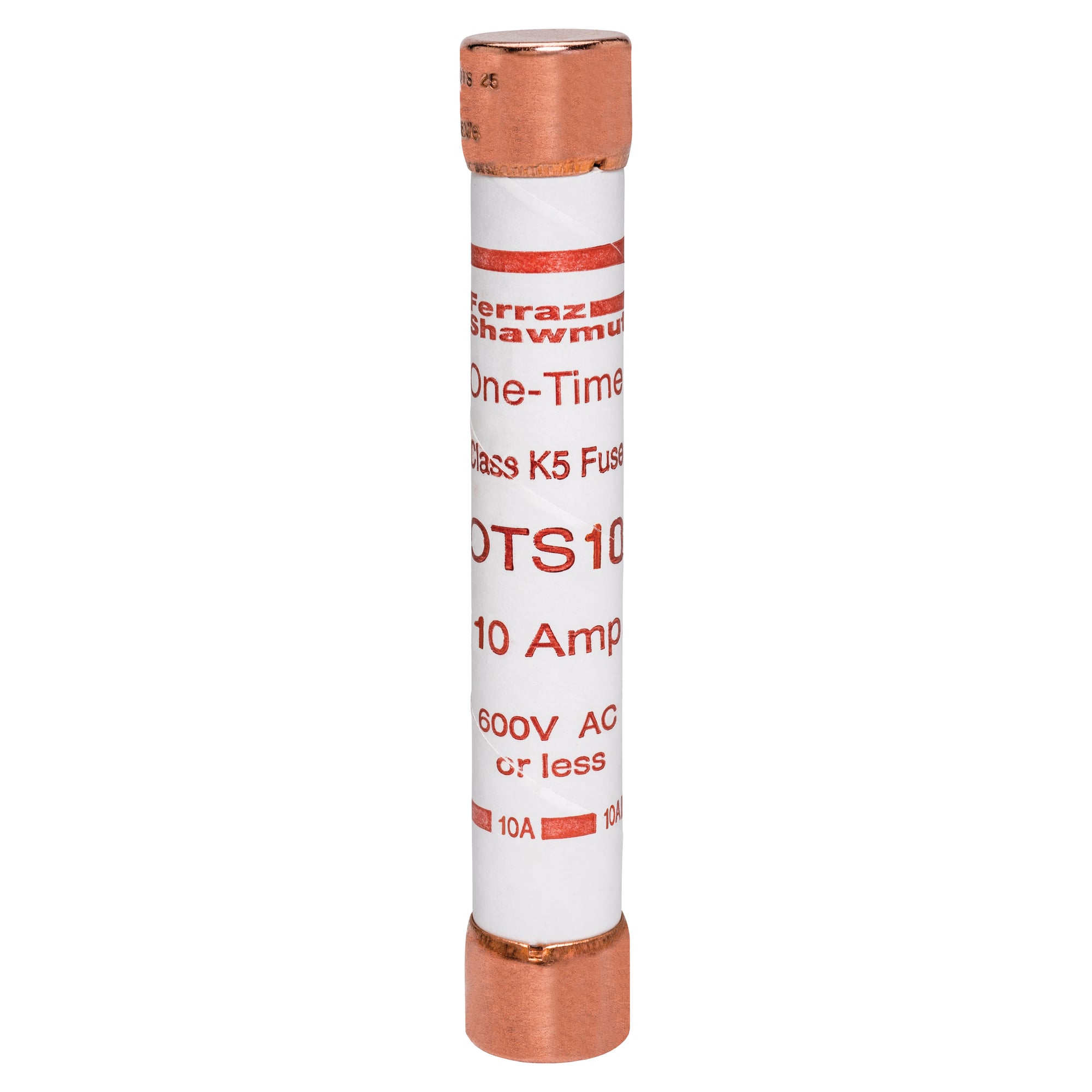 Fuse OTS - Class K5 - Fast-Acting 600VAC 300VDC 10A Ferrule