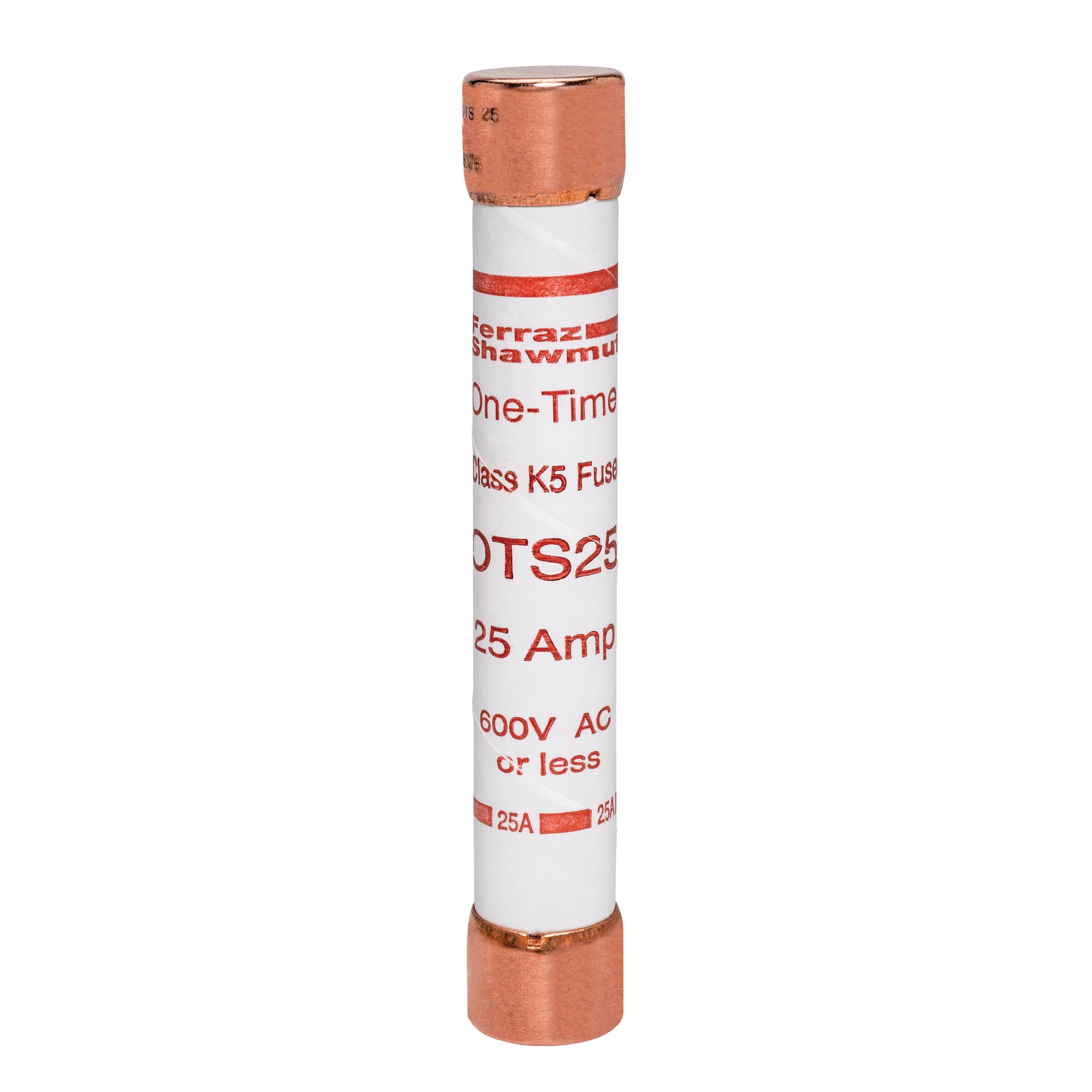 Fuse OTS - Class K5 - Fast-Acting 600VAC 300VDC 25A Ferrule