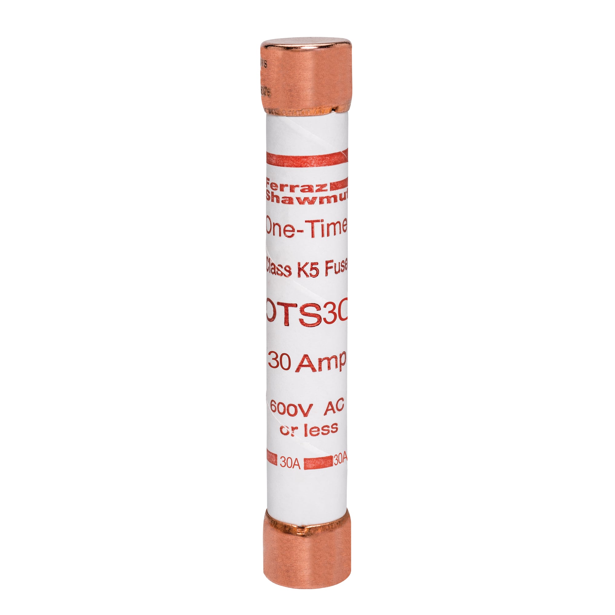 Fuse OTS - Class K5 - Fast-Acting 600VAC 300VDC 30A Ferrule