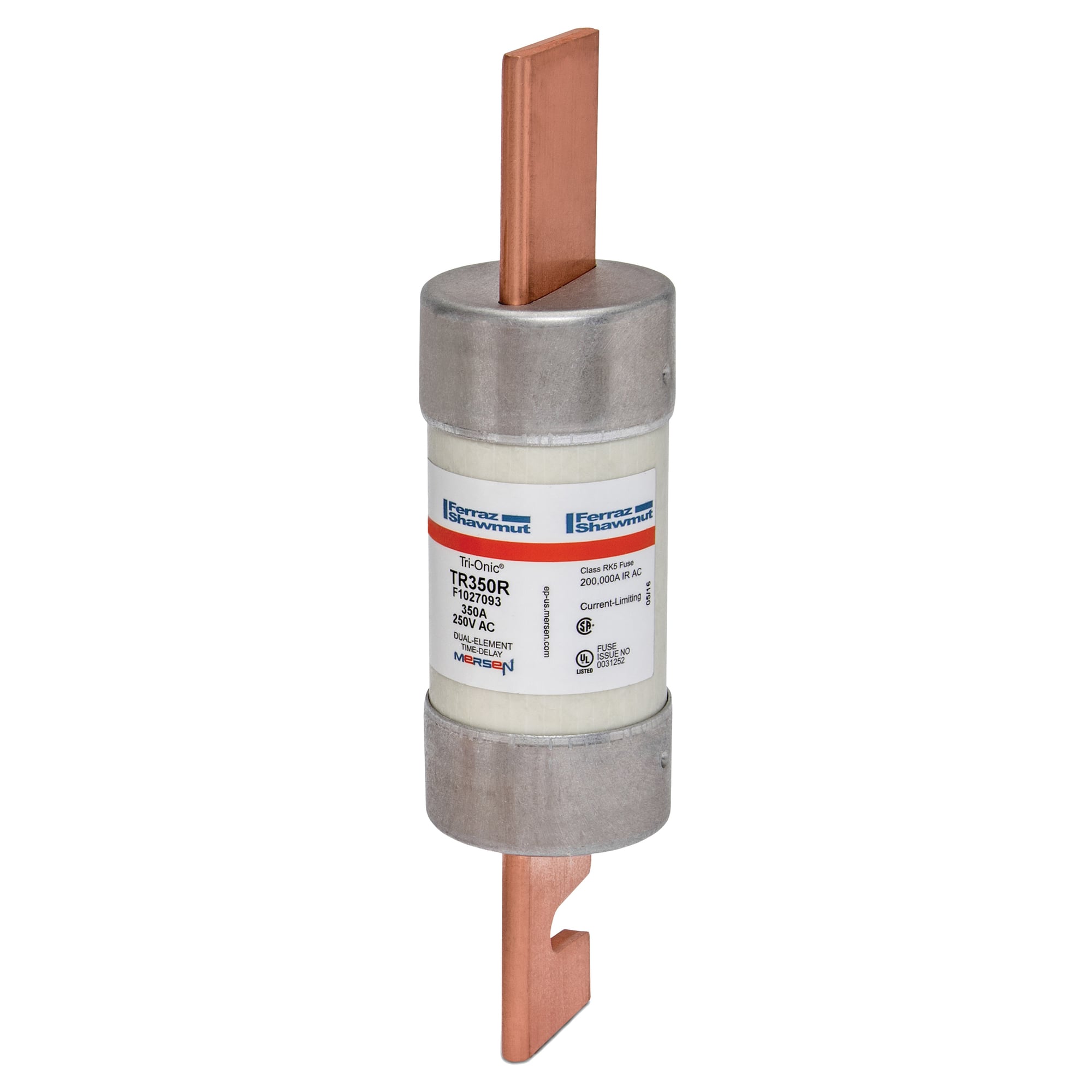 Fuse TR-R - Class RK5 - Time-Delay 250VAC 250VDC 350A Blade