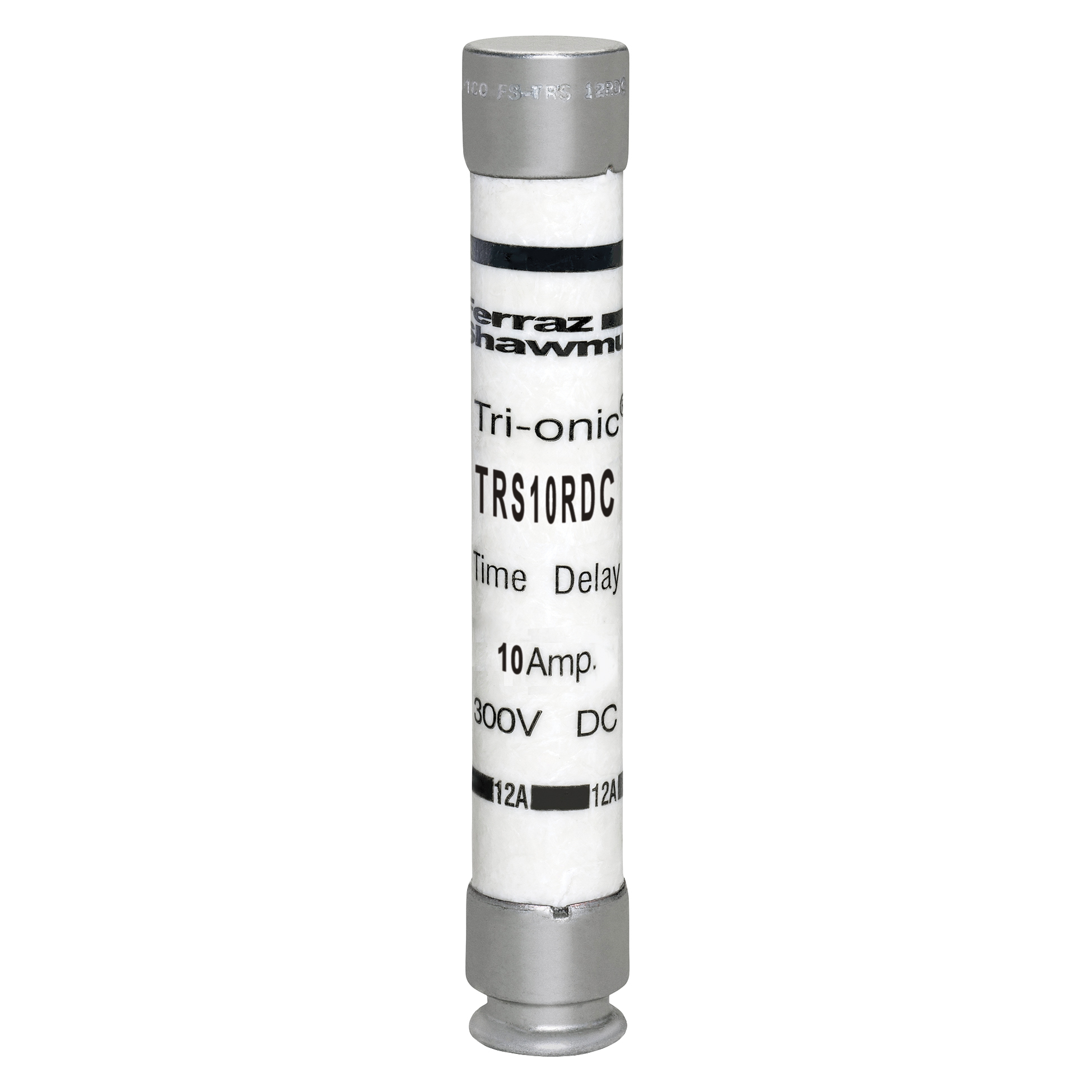 Fuse TRS-RDC - Class RK5 - Time-Delay 300VDC 10A Ferrule